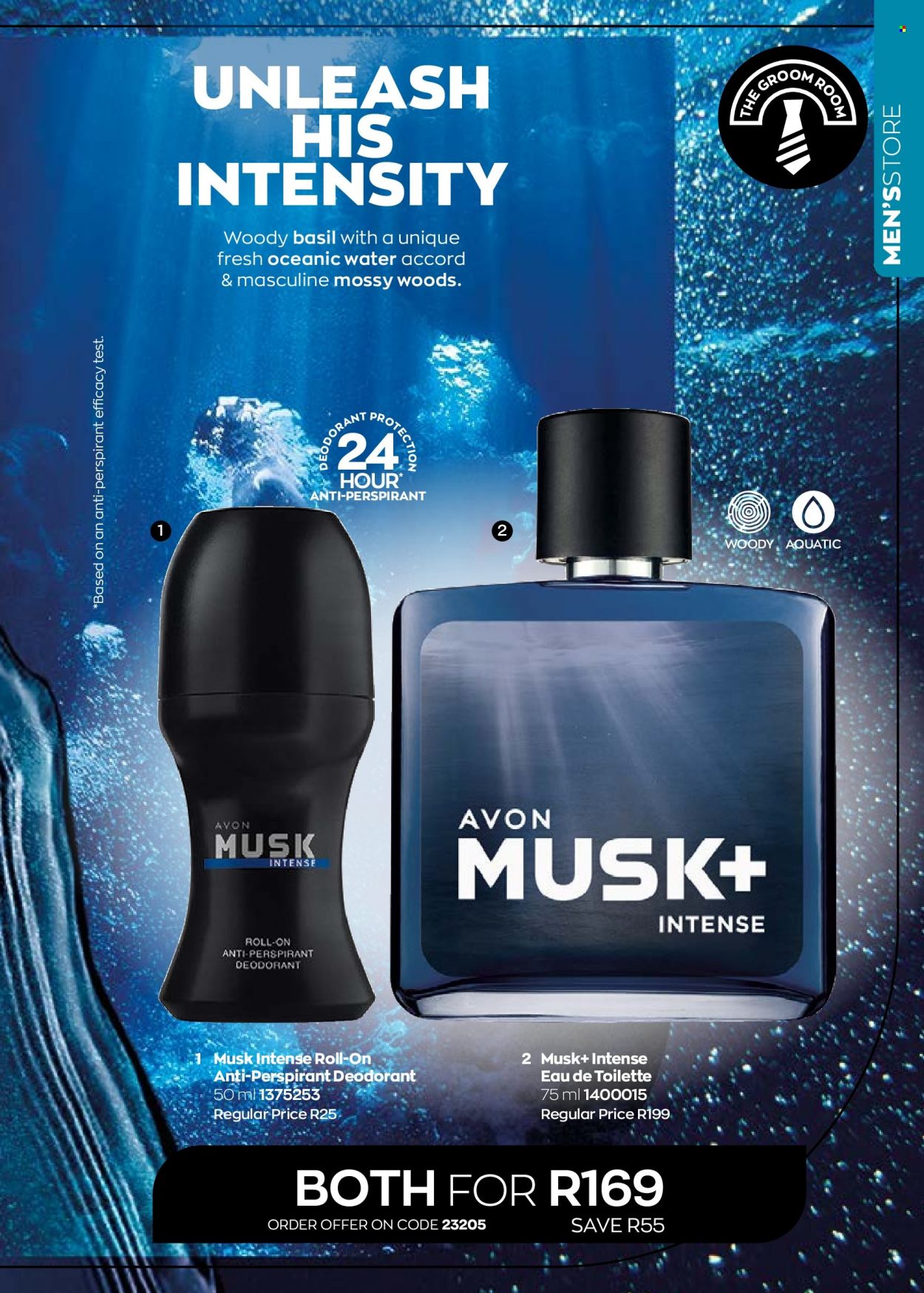 thumbnail - Avon catalogue  - 01/09/2022 - 30/09/2022 - Sales products - Avon, anti-perspirant, eau de toilette, roll-on, deodorant. Page 55.