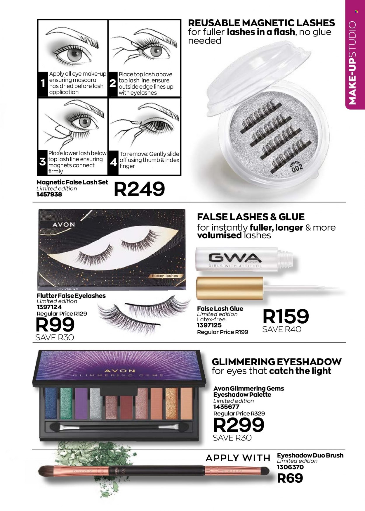 thumbnail - Avon catalogue  - 01/09/2022 - 30/09/2022 - Sales products - Avon, Palette, eyeshadow, makeup, mascara, eyelashes. Page 87.
