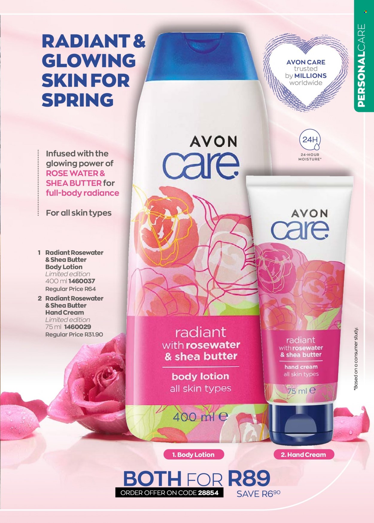 thumbnail - Avon catalogue  - 01/09/2022 - 30/09/2022 - Sales products - Avon, body lotion, shea butter, hand cream. Page 129.