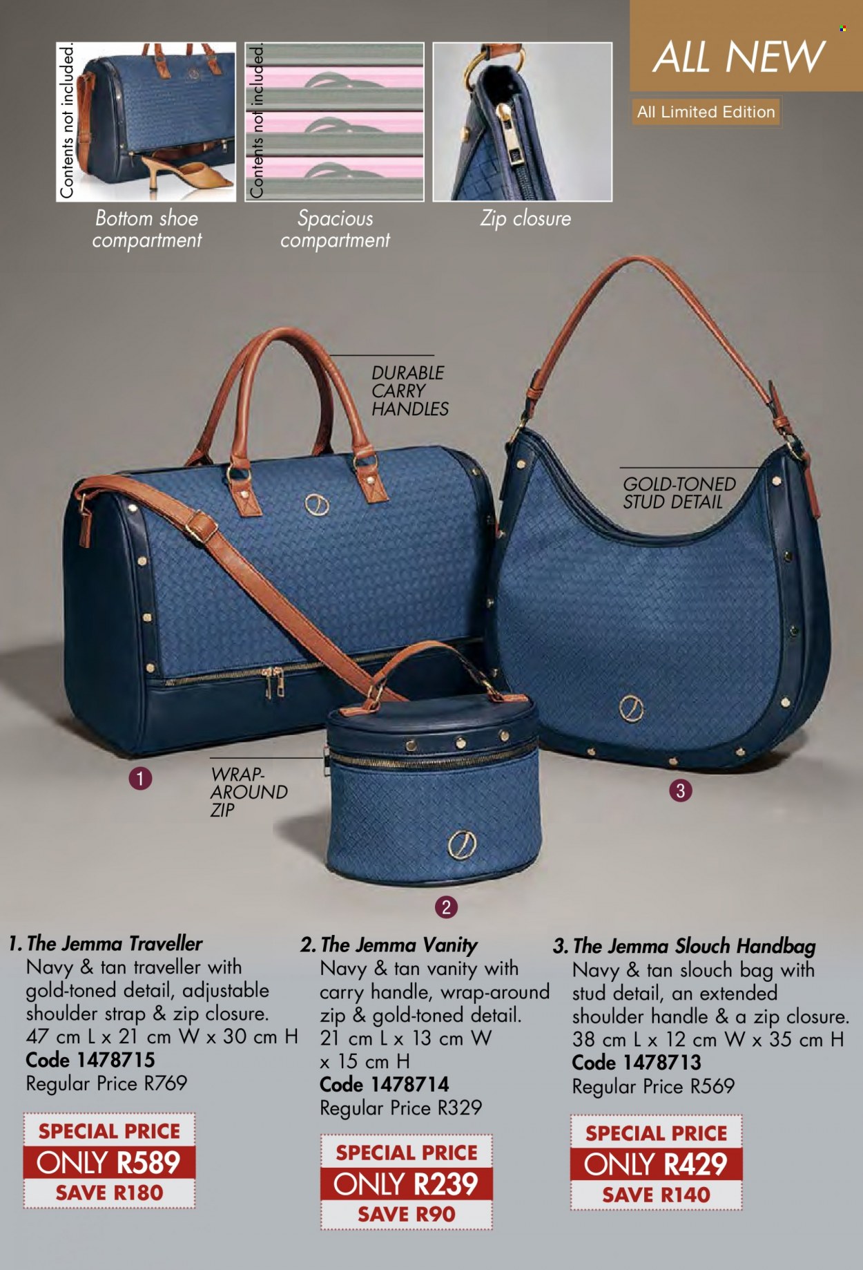 thumbnail - Justine catalogue  - 01/05/2022 - 31/05/2022 - Sales products - handbag. Page 55.