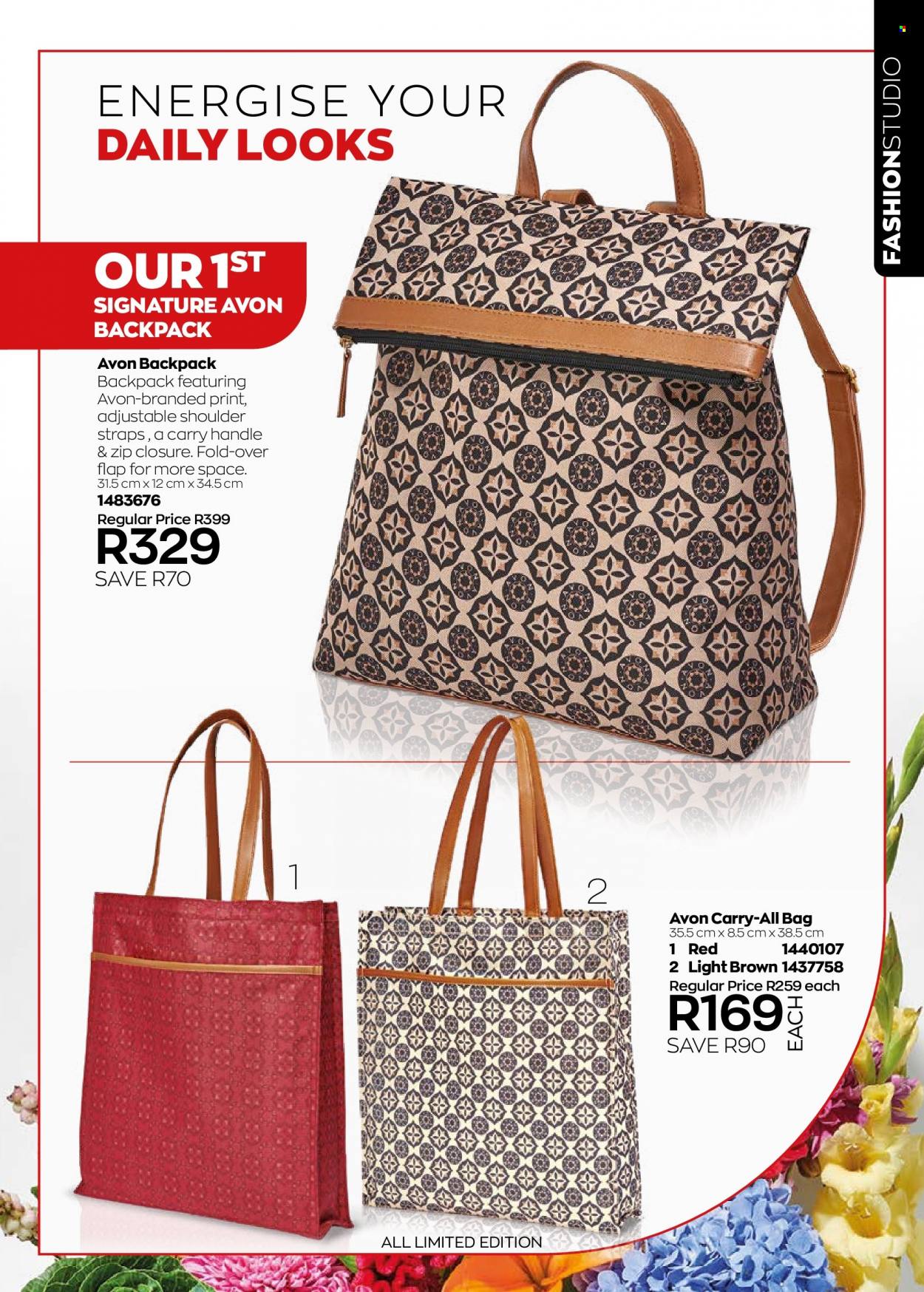 thumbnail - Avon catalogue  - 01/09/2022 - 30/09/2022 - Sales products - Avon, backpack, bag. Page 183.