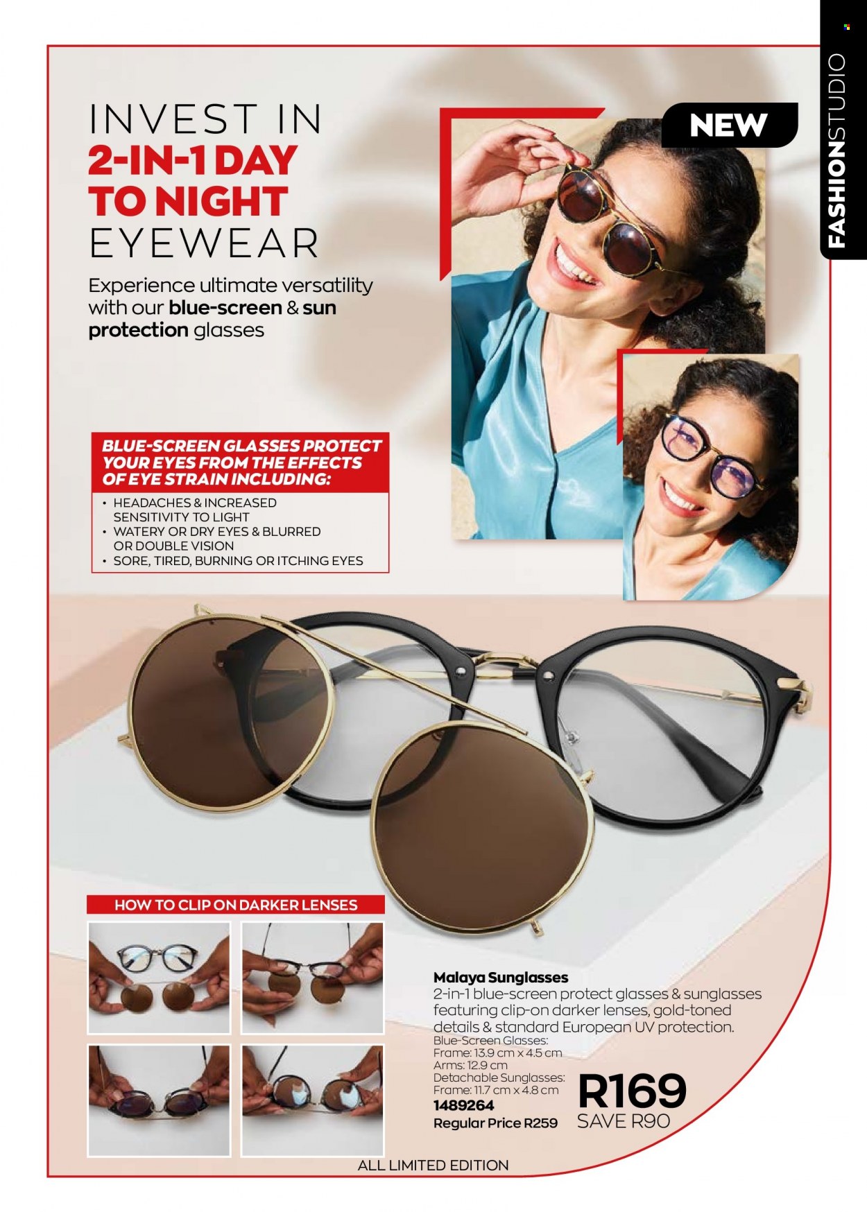 thumbnail - Avon catalogue  - 01/09/2022 - 30/09/2022 - Sales products - sunglasses, protection glasses. Page 185.