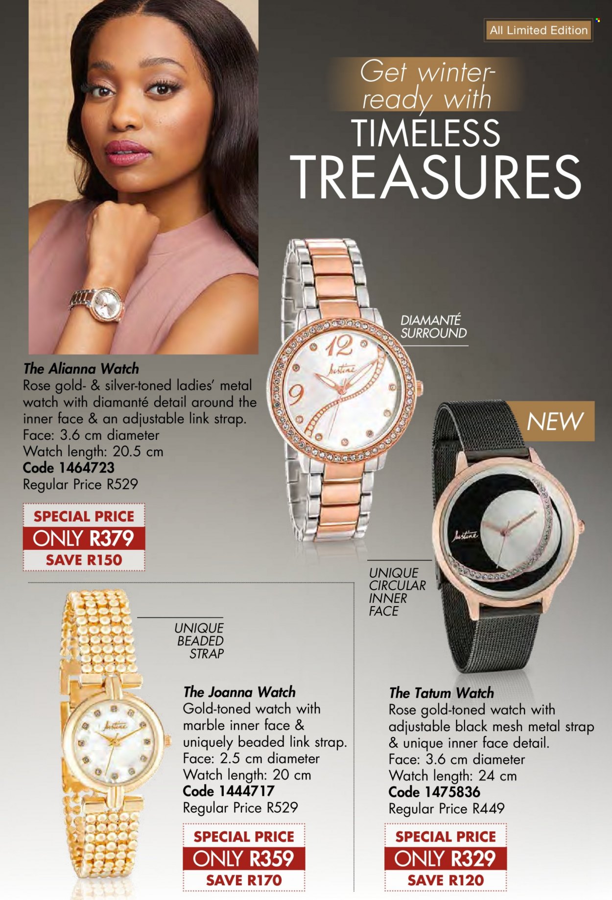 thumbnail - Justine catalogue  - 01/05/2022 - 31/05/2022 - Sales products - watch. Page 64.