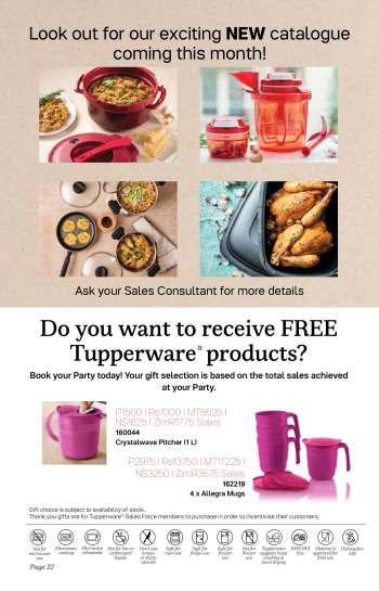 Tupperware catalogue  - 07/09/2022 - 04/10/2022.