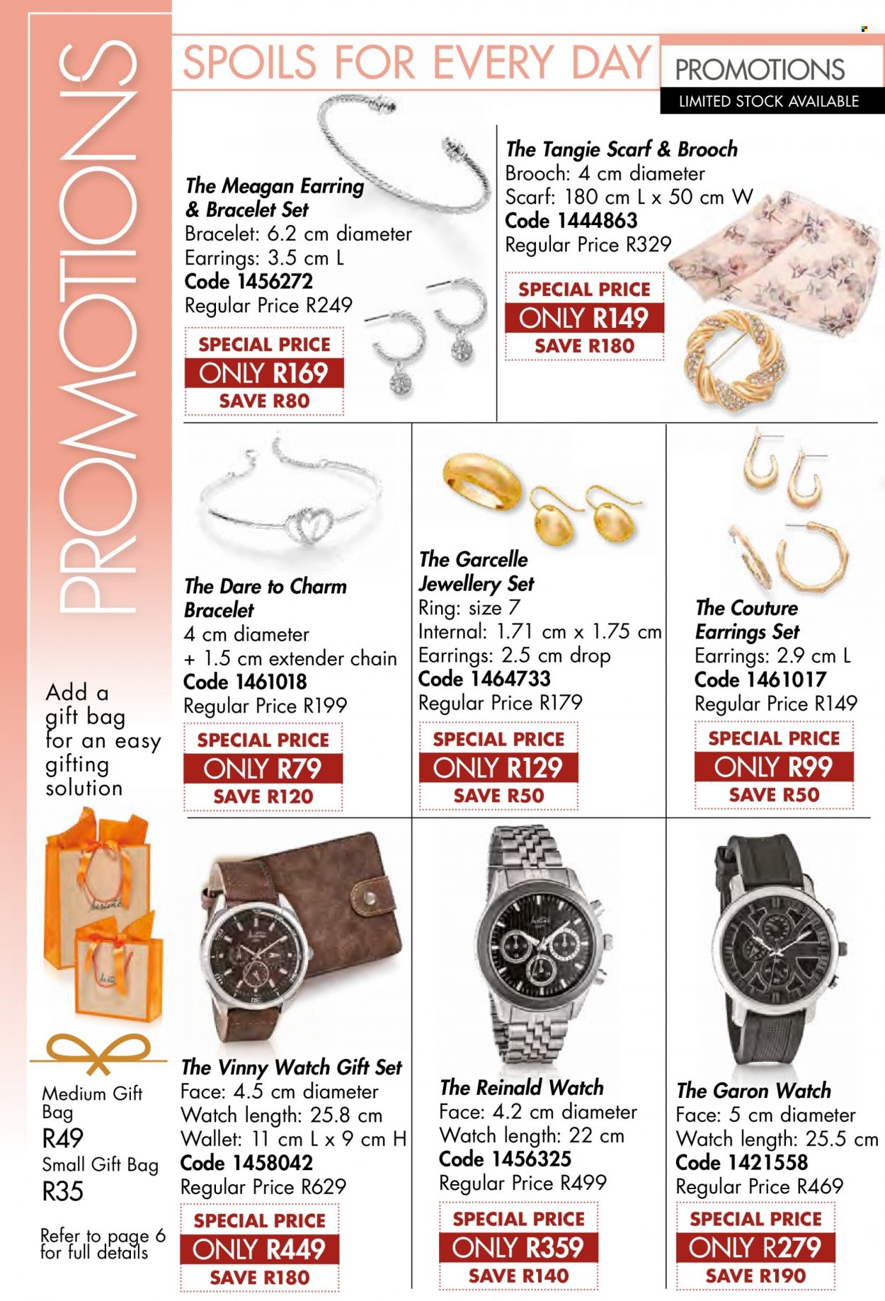 thumbnail - Justine catalogue  - 01/05/2022 - 31/05/2022 - Sales products - gift set, bracelet, earrings, wallet, watch. Page 80.