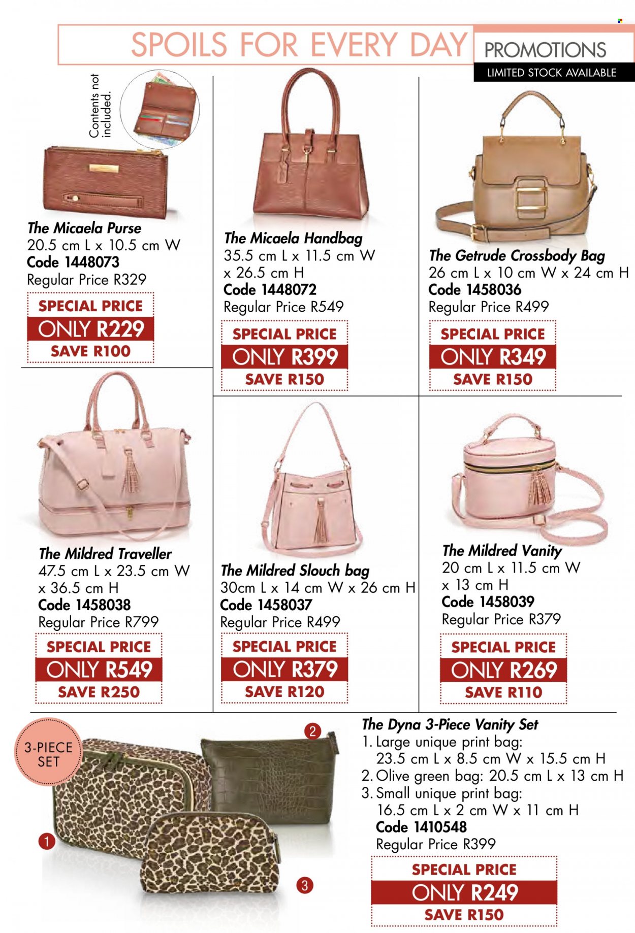 thumbnail - Justine catalogue  - 01/05/2022 - 31/05/2022 - Sales products - handbag, cross body bag. Page 82.