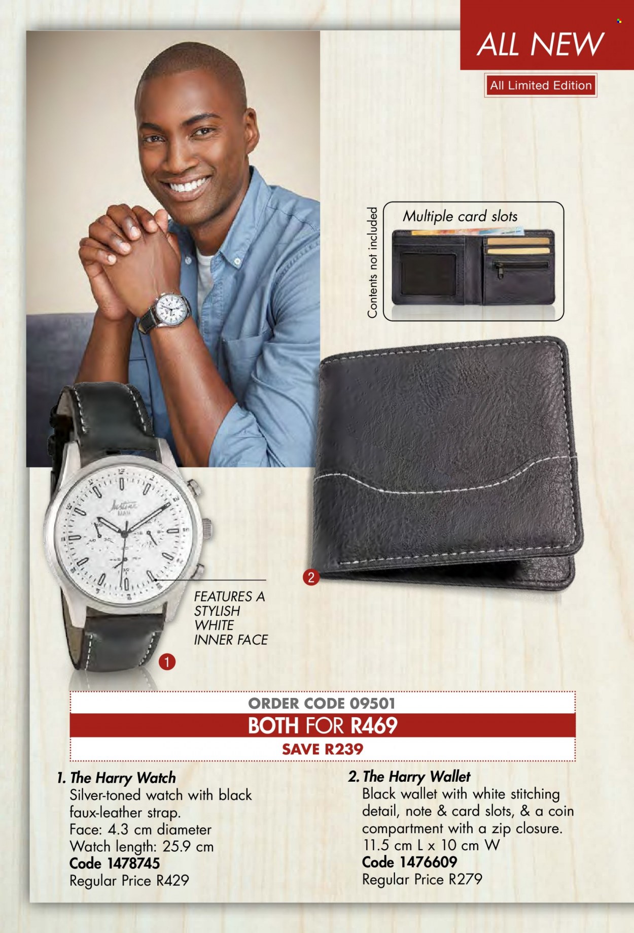 thumbnail - Justine catalogue  - 01/05/2022 - 31/05/2022 - Sales products - wallet, watch. Page 86.