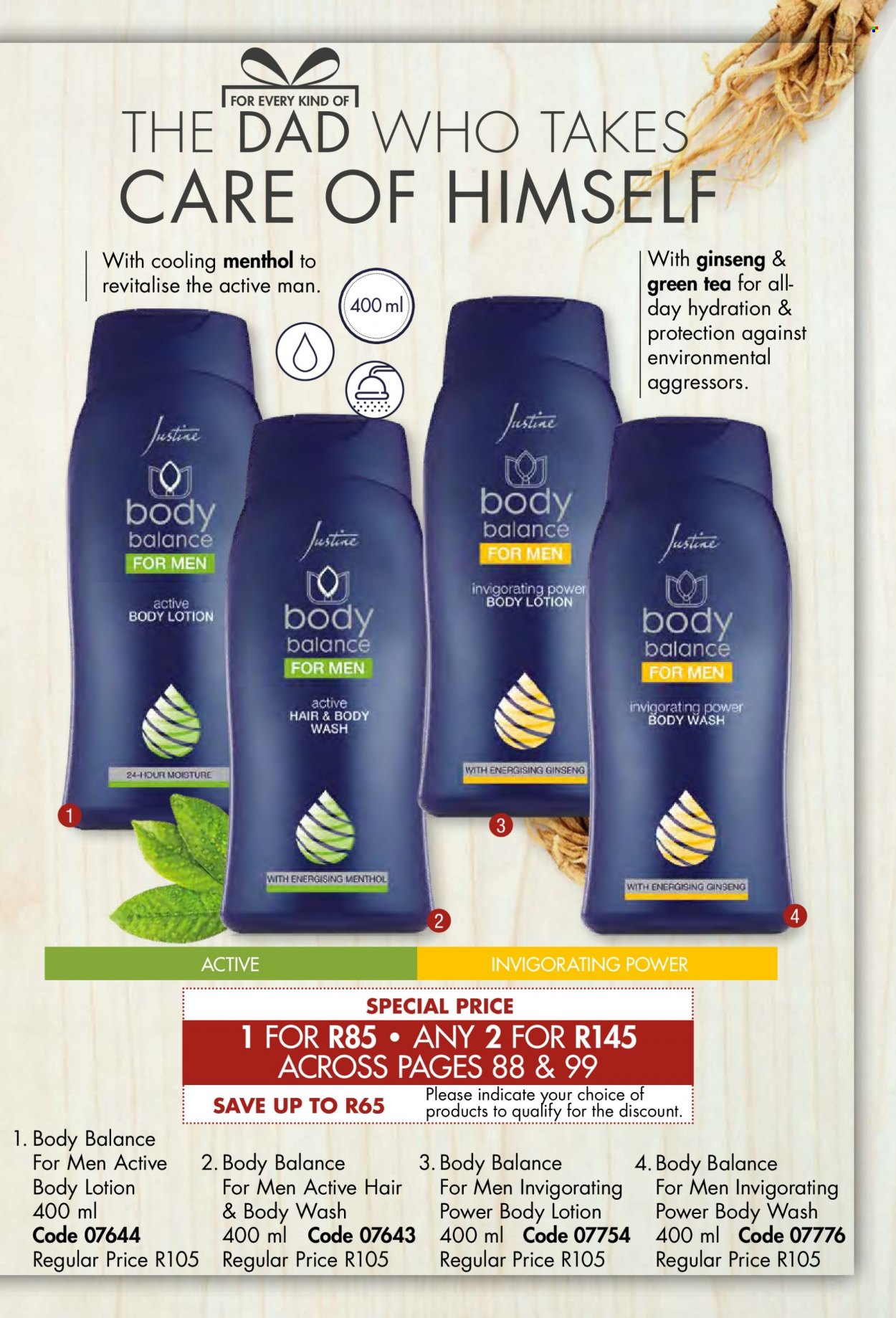 thumbnail - Justine catalogue  - 01/05/2022 - 31/05/2022 - Sales products - body wash, hair & body wash, body lotion. Page 89.