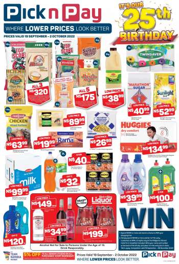 Pick n Pay catalogue - 25th Birthday Specials