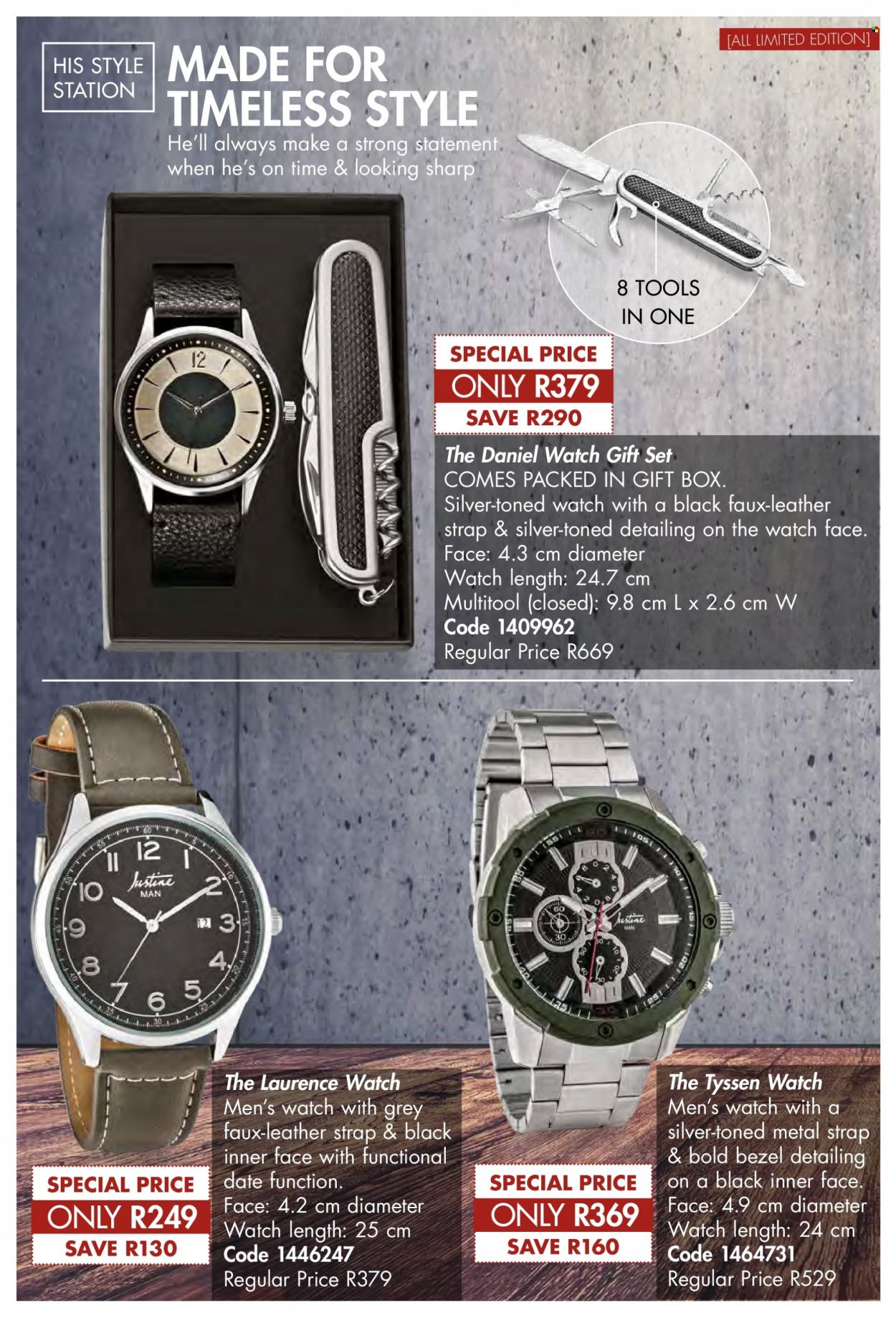 thumbnail - Justine catalogue  - 01/10/2022 - 31/10/2022 - Sales products - gift set, watch. Page 28.
