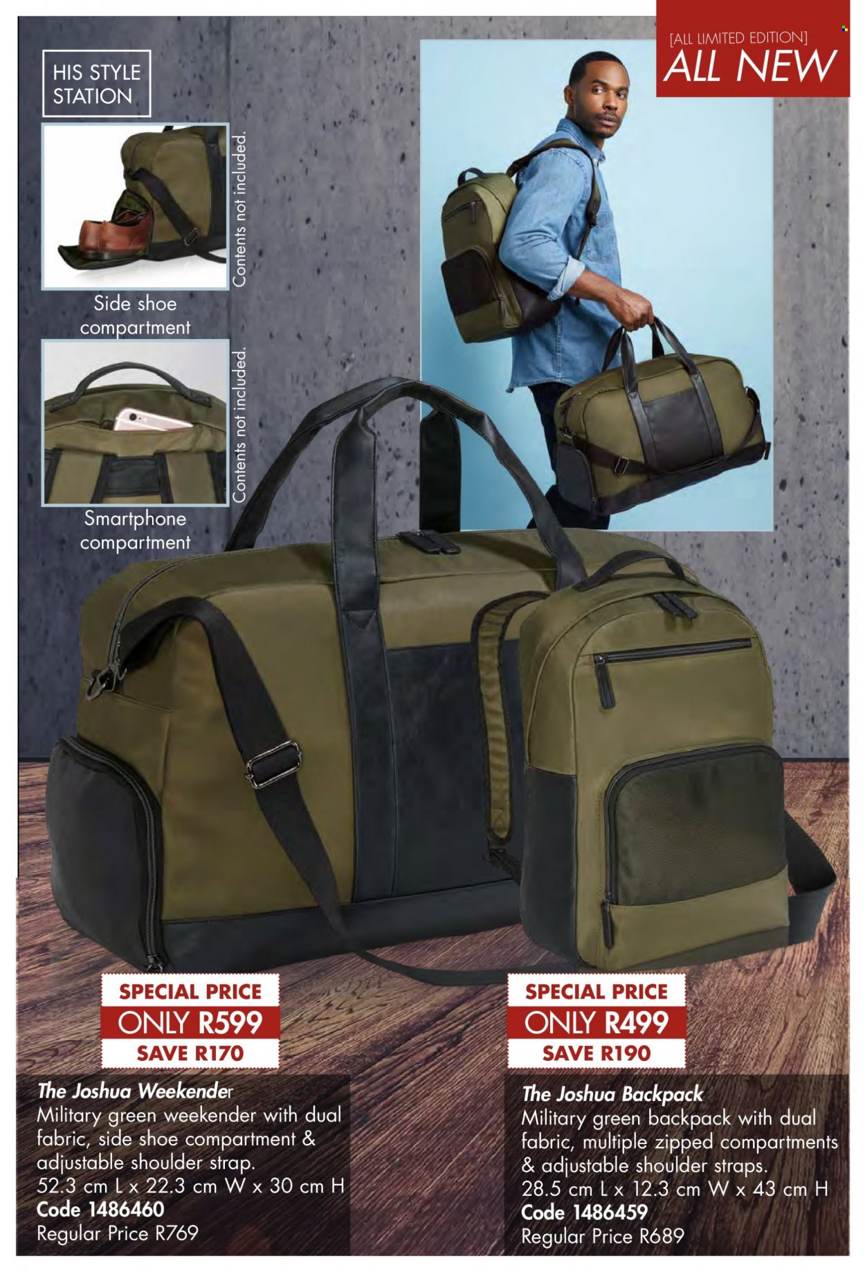 thumbnail - Justine catalogue  - 01/10/2022 - 31/10/2022 - Sales products - backpack. Page 30.