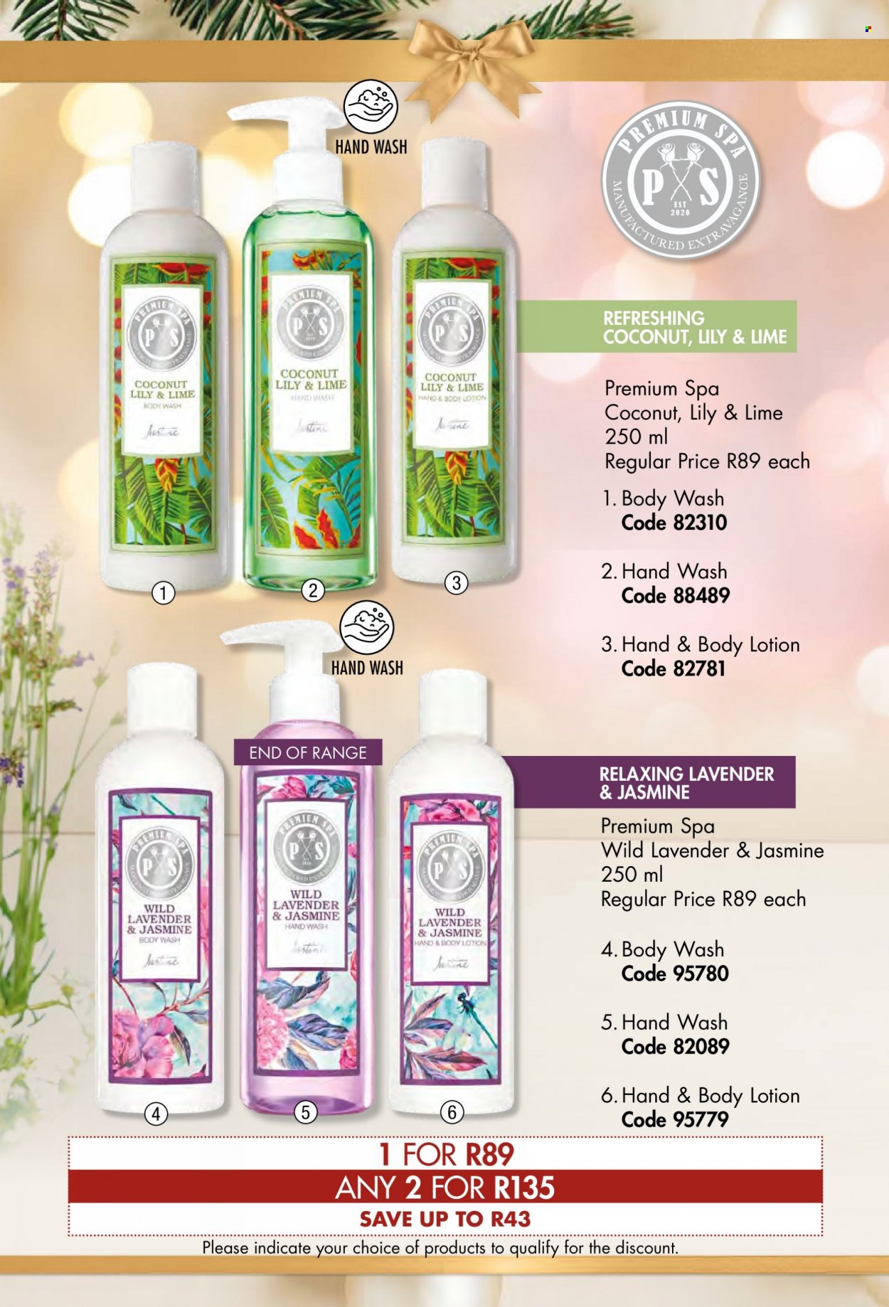thumbnail - Justine catalogue  - 01/10/2022 - 31/10/2022 - Sales products - body wash, hand wash, body lotion. Page 36.