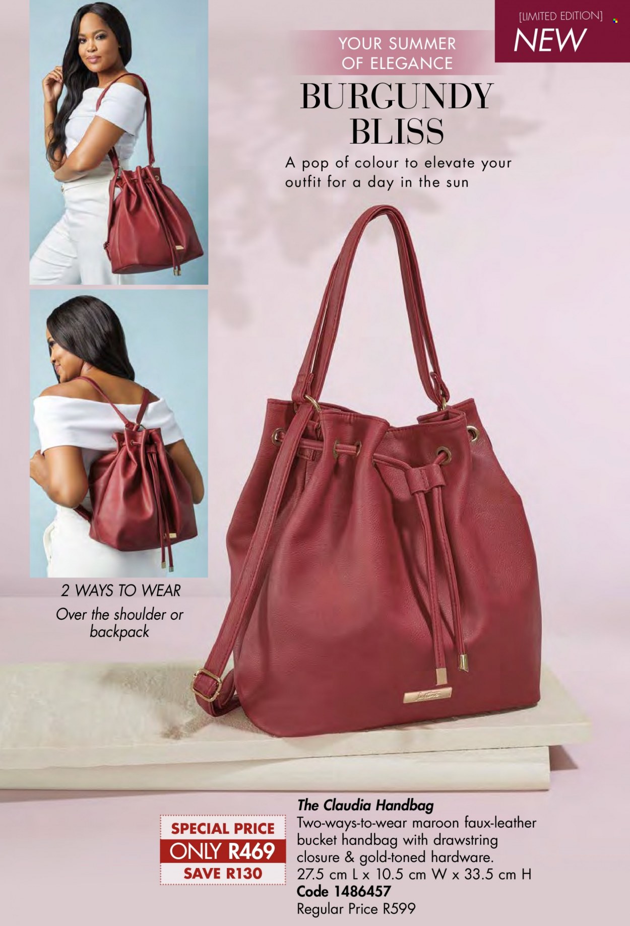 thumbnail - Justine catalogue  - 01/10/2022 - 31/10/2022 - Sales products - backpack, handbag. Page 44.