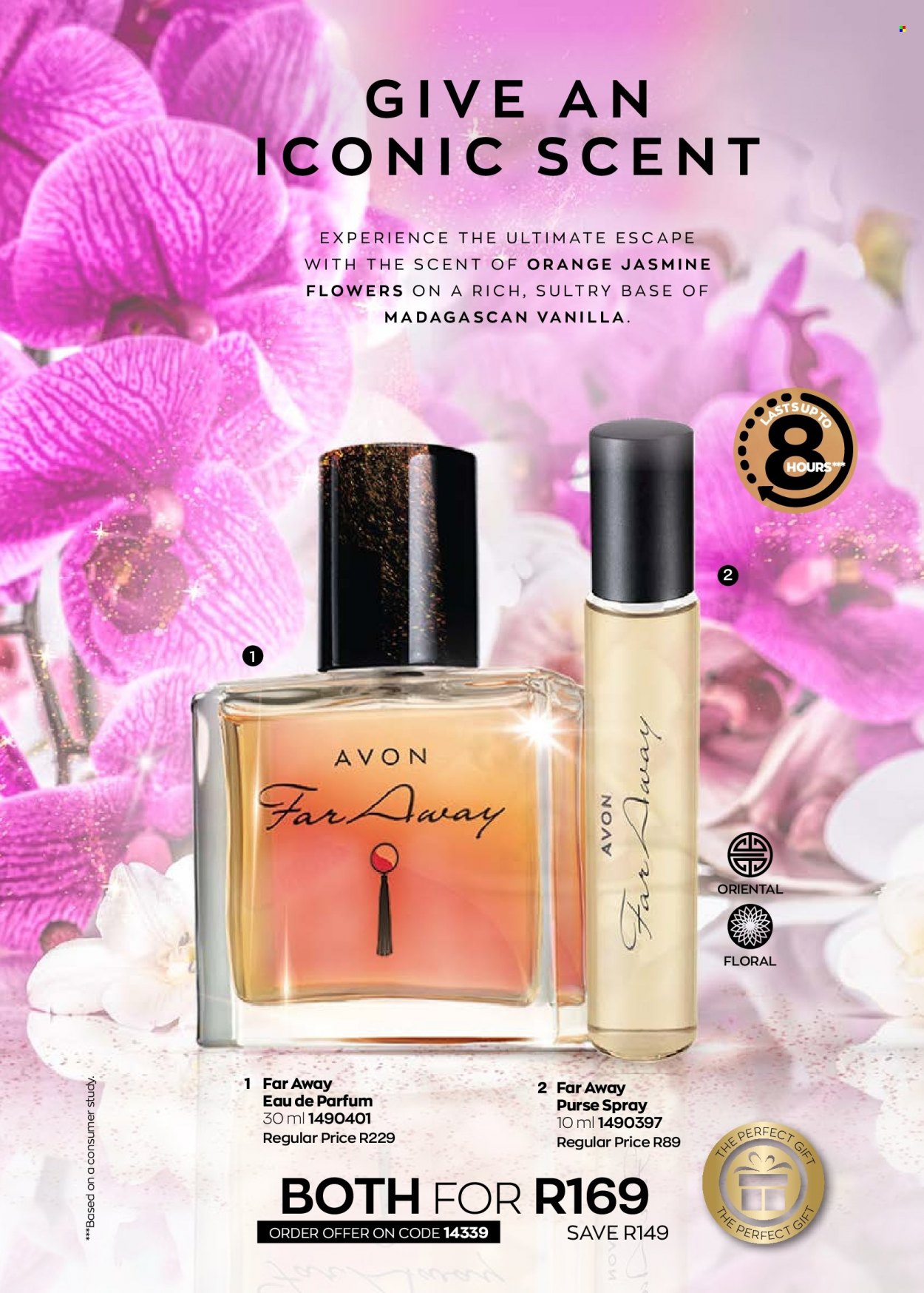 thumbnail - Avon catalogue  - 01/10/2022 - 31/10/2022 - Sales products - Avon, eau de parfum, far away. Page 9.