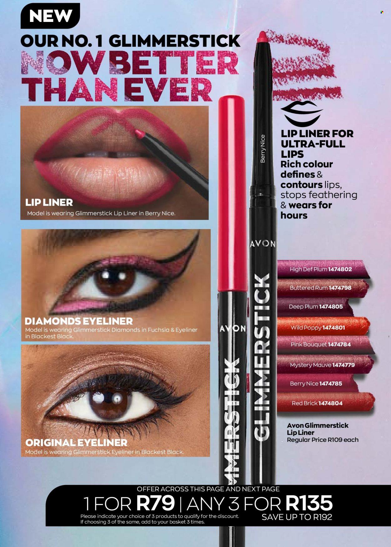 thumbnail - Avon catalogue  - 01/10/2022 - 31/10/2022 - Sales products - Avon, glimmerstick, eyeliner. Page 78.