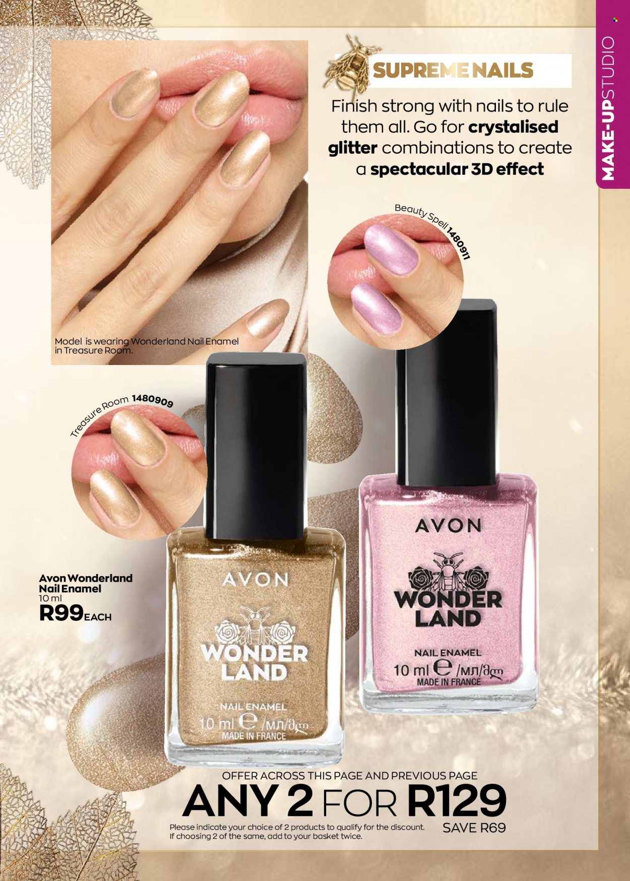 thumbnail - Avon catalogue  - 01/10/2022 - 31/10/2022 - Sales products - Avon, nail enamel. Page 91.