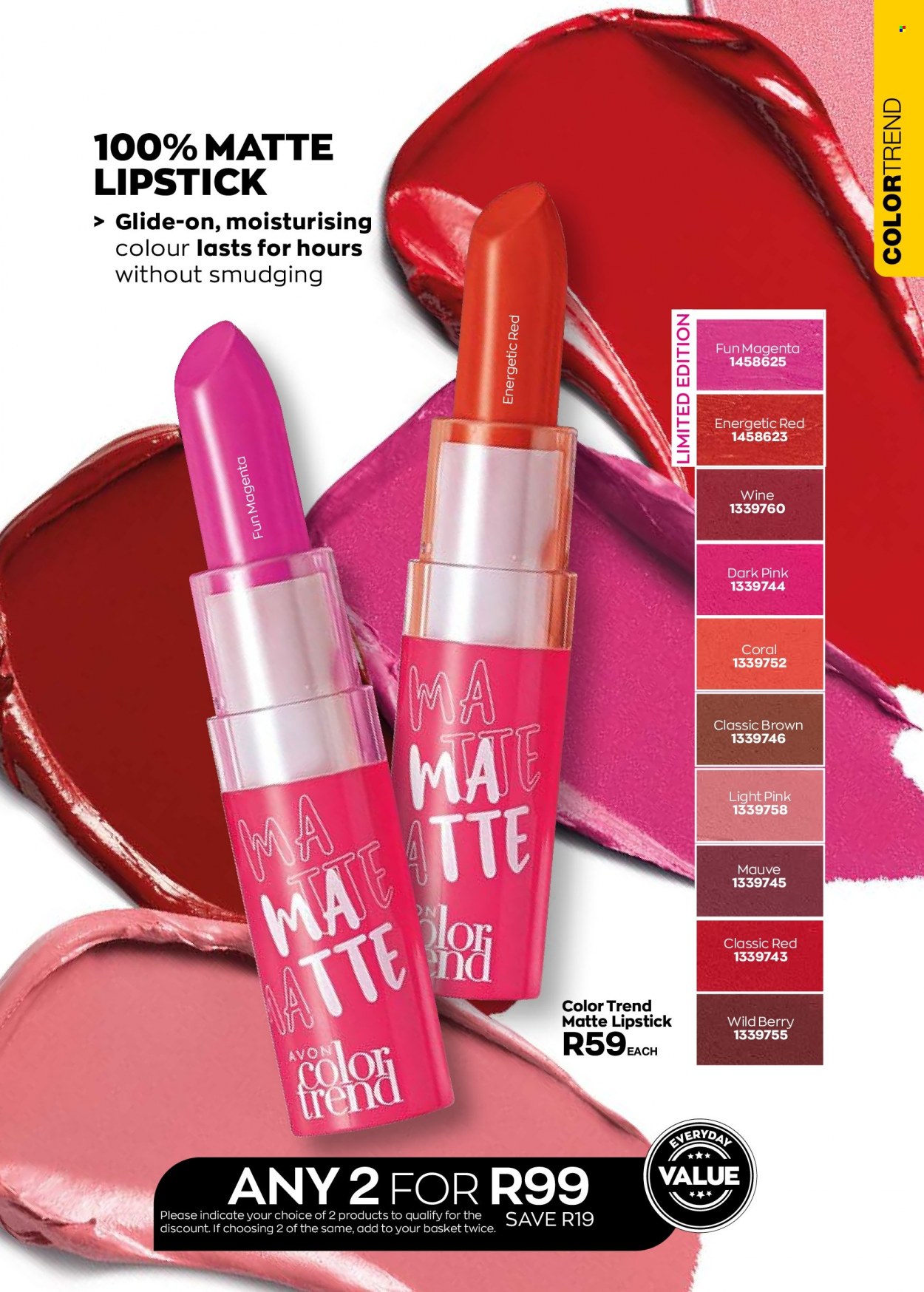 thumbnail - Avon catalogue  - 01/10/2022 - 31/10/2022 - Sales products - Avon, lipstick. Page 97.