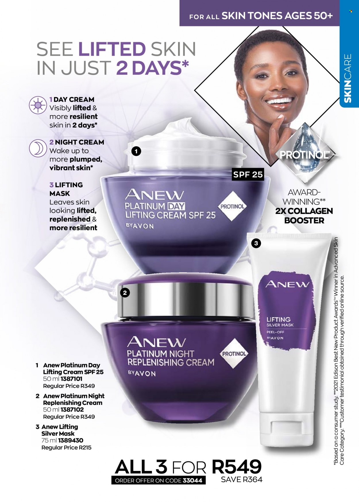 thumbnail - Avon catalogue  - 01/10/2022 - 31/10/2022 - Sales products - Anew, day cream, night cream. Page 103.