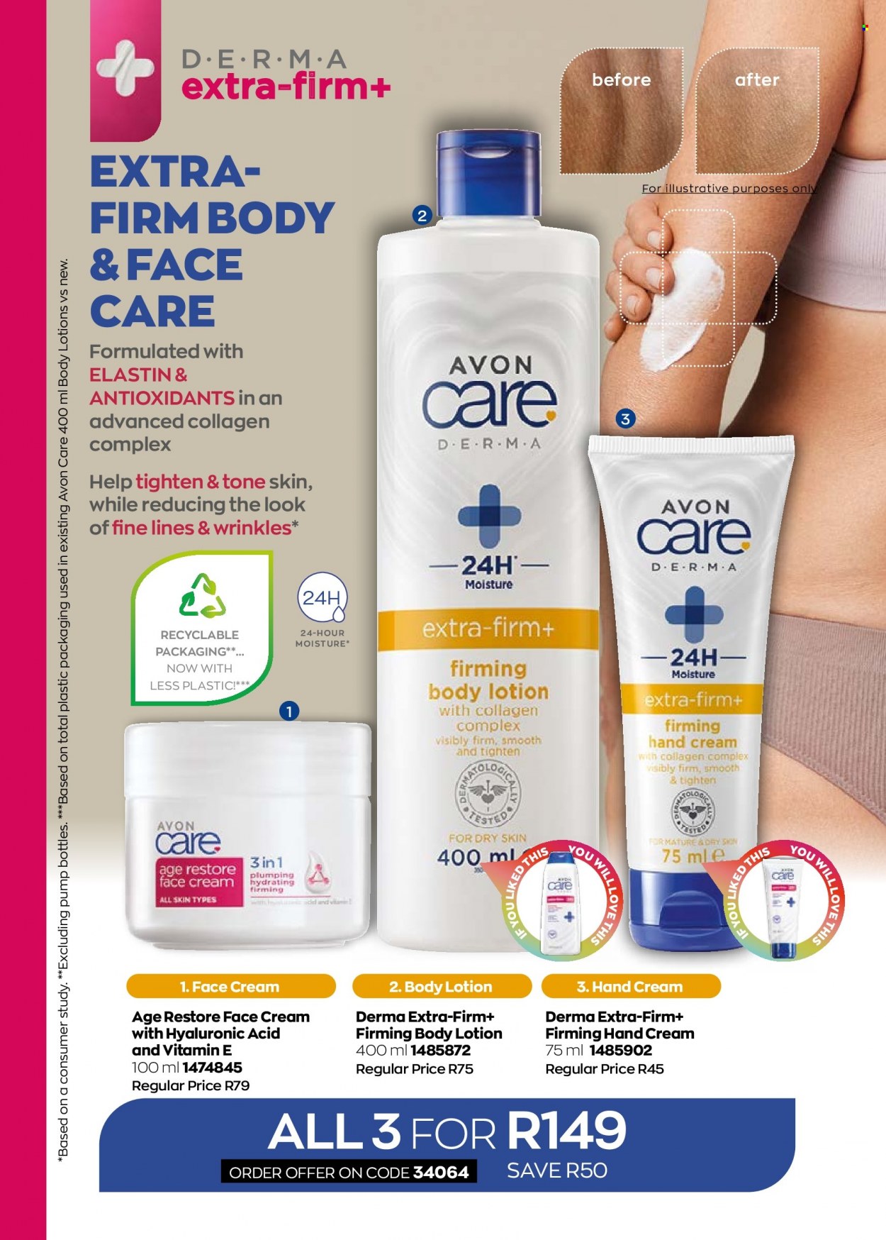 thumbnail - Avon catalogue  - 01/10/2022 - 31/10/2022 - Sales products - Avon, face cream, body lotion, hand cream. Page 128.