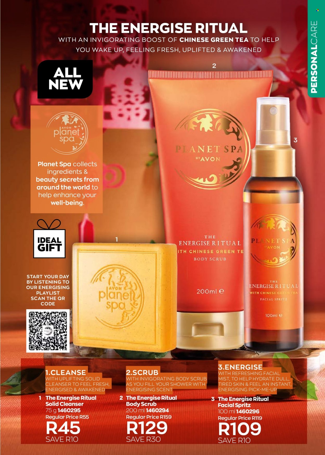 thumbnail - Avon catalogue  - 01/10/2022 - 31/10/2022 - Sales products - Planet Spa, cleanser, body scrub. Page 141.
