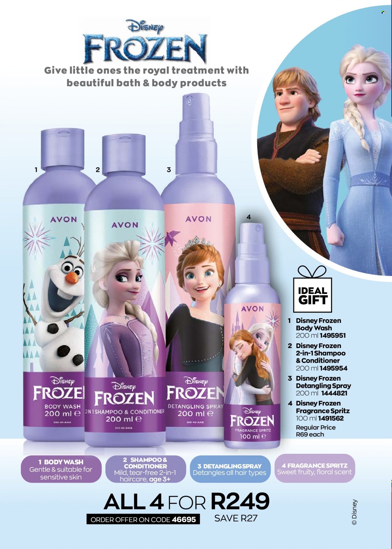 thumbnail - Avon catalogue  - 01/10/2022 - 31/10/2022 - Sales products - Disney, body wash, shampoo, Avon, conditioner, fragrance. Page 160.