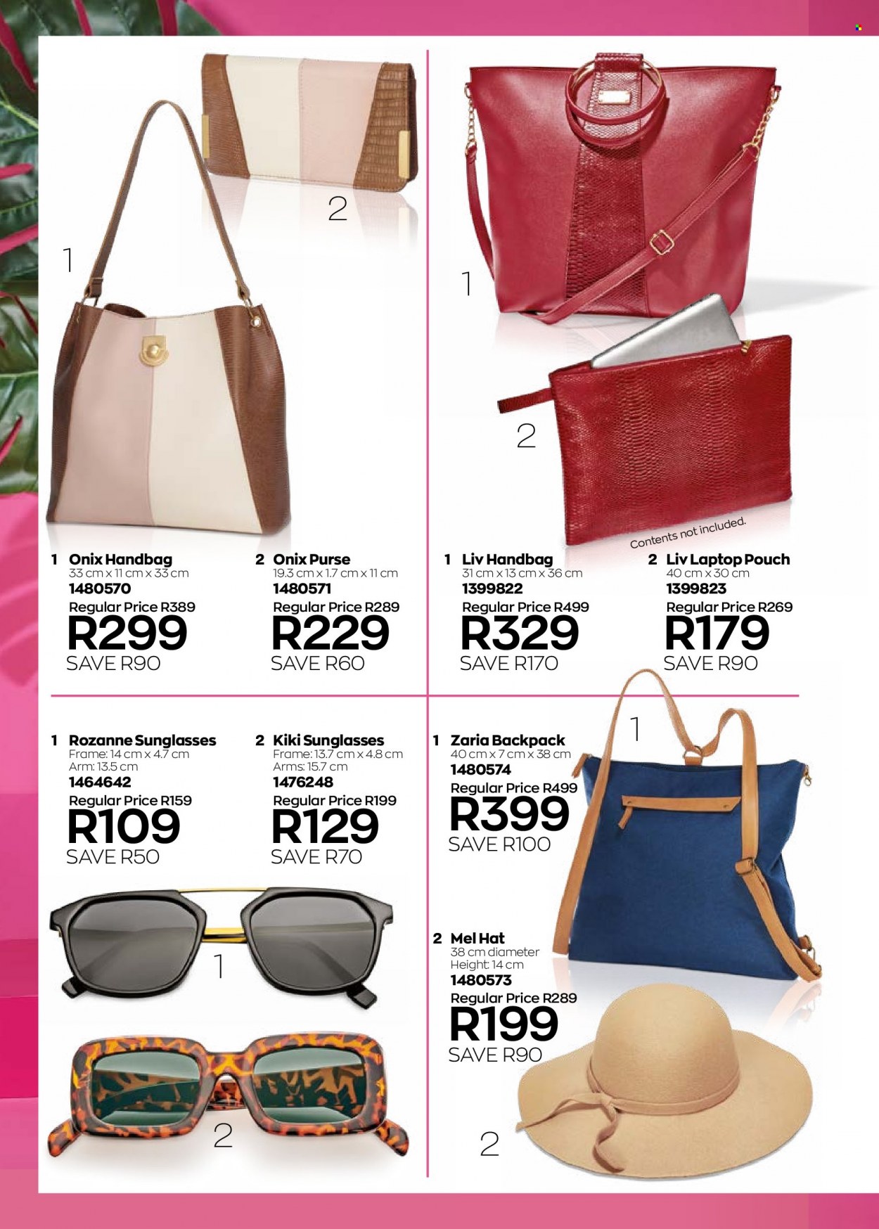 thumbnail - Avon catalogue  - 01/10/2022 - 31/10/2022 - Sales products - backpack, handbag, sunglasses. Page 184.