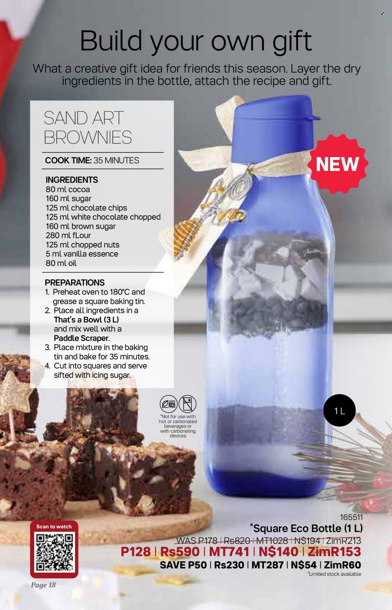 Tupperware catalogue  - 09/11/2022 - 06/12/2022 - Sales products - eco bottle. Page 18.