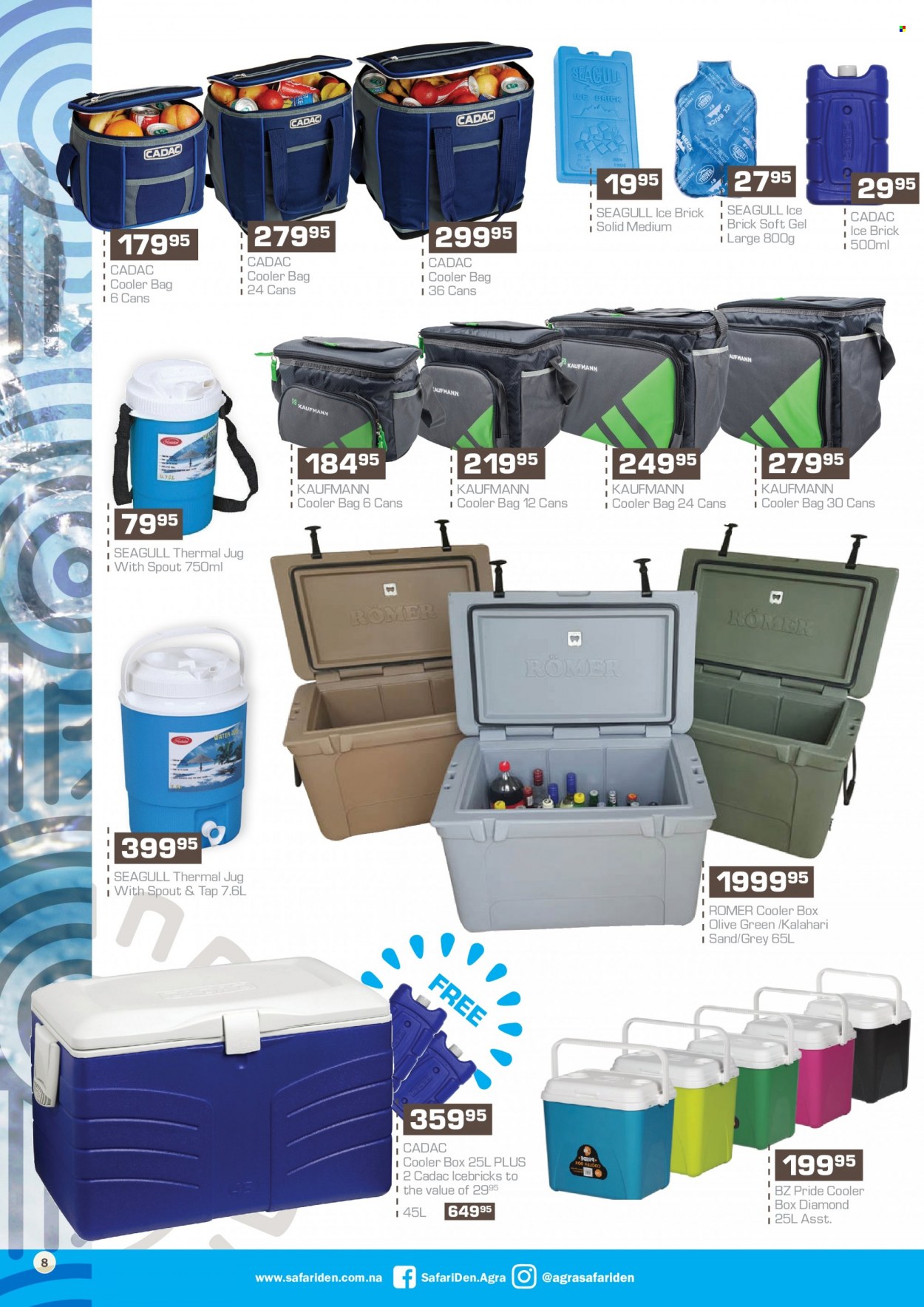 Agra catalogue  - 17/11/2022 - 08/01/2023 - Sales products - Ace, bag, brick. Page 8.