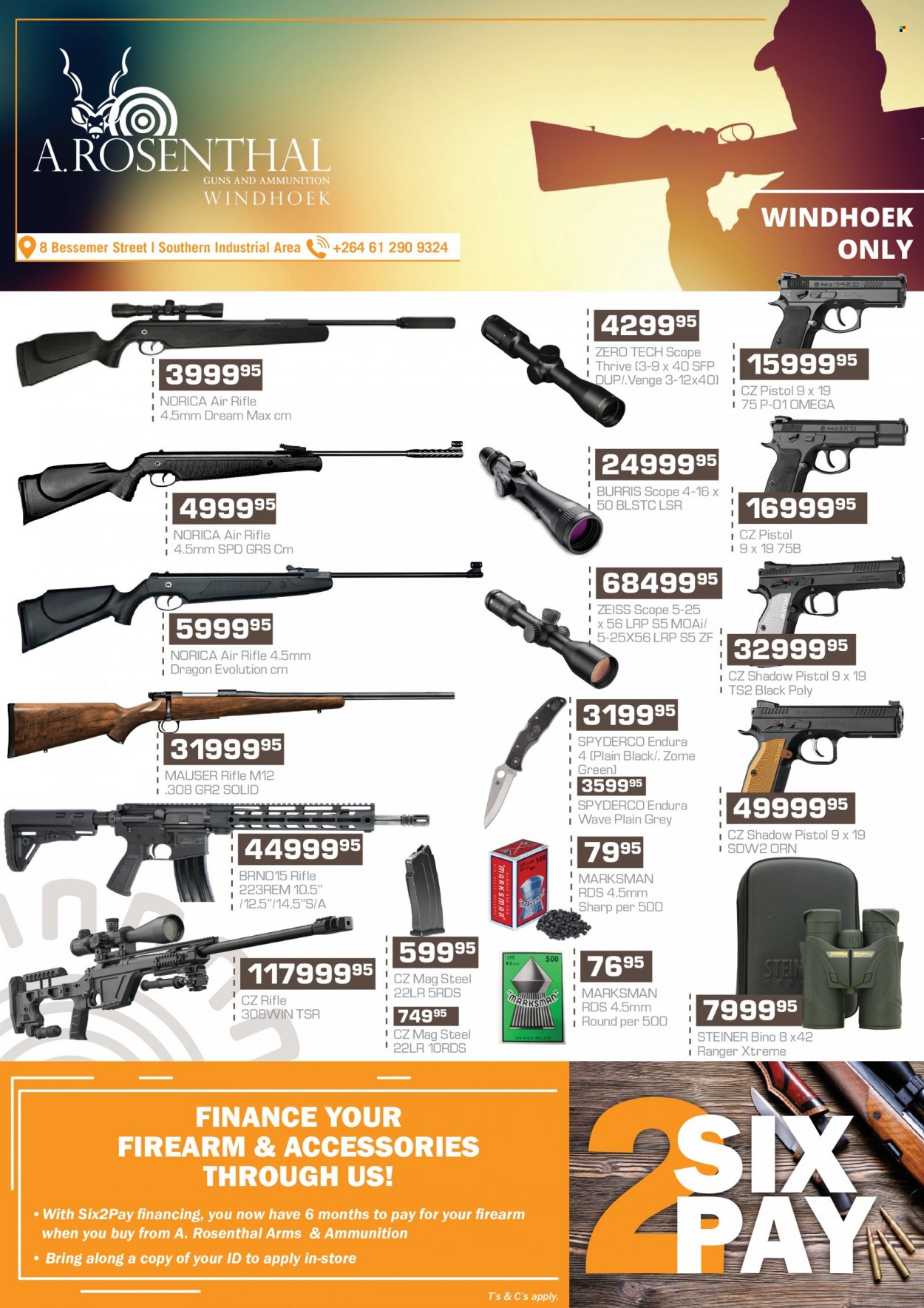Agra catalogue  - 17/11/2022 - 08/01/2023 - Sales products - Sharp, rifle, pistol, scope. Page 36.