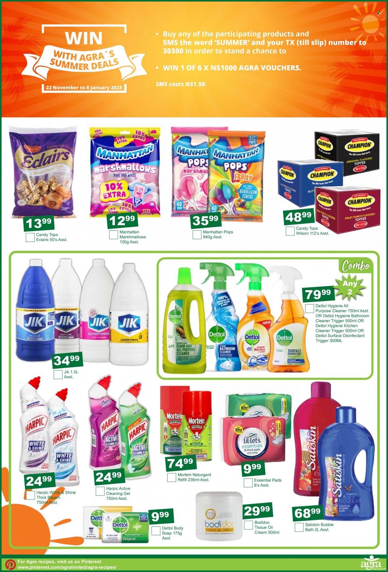 Agra catalogue  - 22/11/2022 - 13/12/2022 - Sales products - Wilson, cleaner. Page 5.