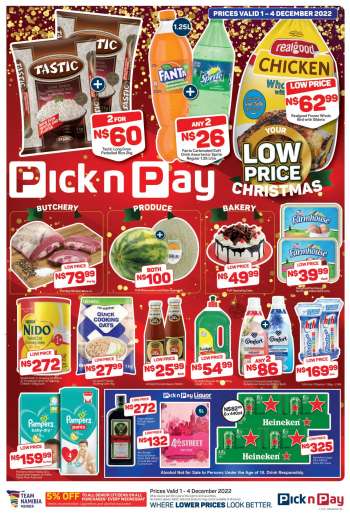 Pick n Pay catalogue - Low Price Christmas