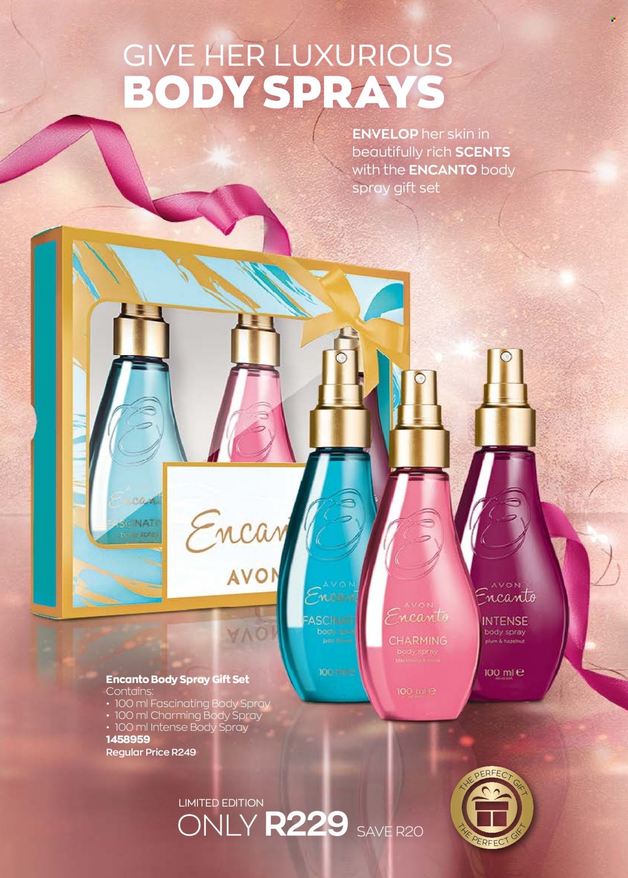 thumbnail - Avon catalogue  - 01/12/2022 - 31/12/2022 - Sales products - Avon, body spray, gift set. Page 34.