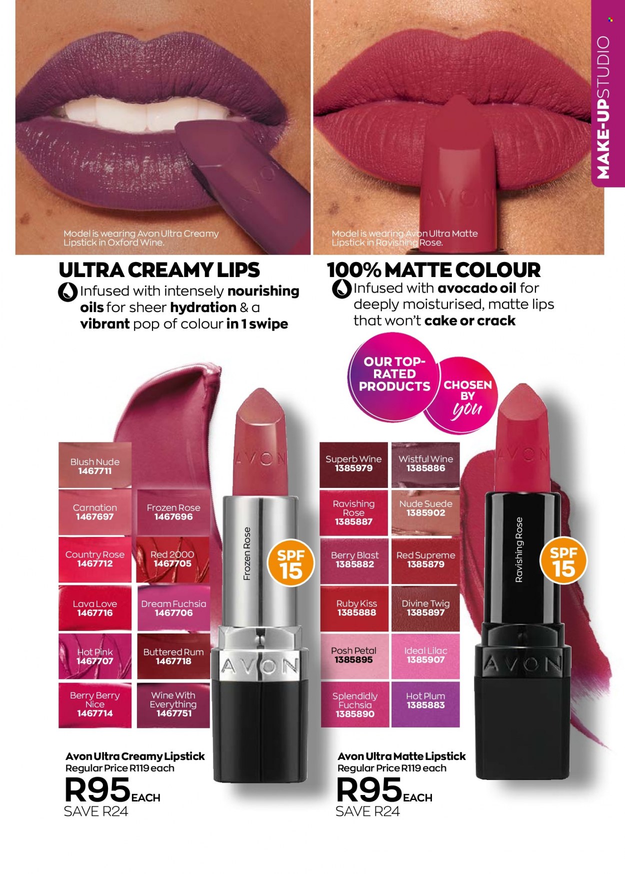 thumbnail - Avon catalogue  - 01/12/2022 - 31/12/2022 - Sales products - Avon, lipstick. Page 61.