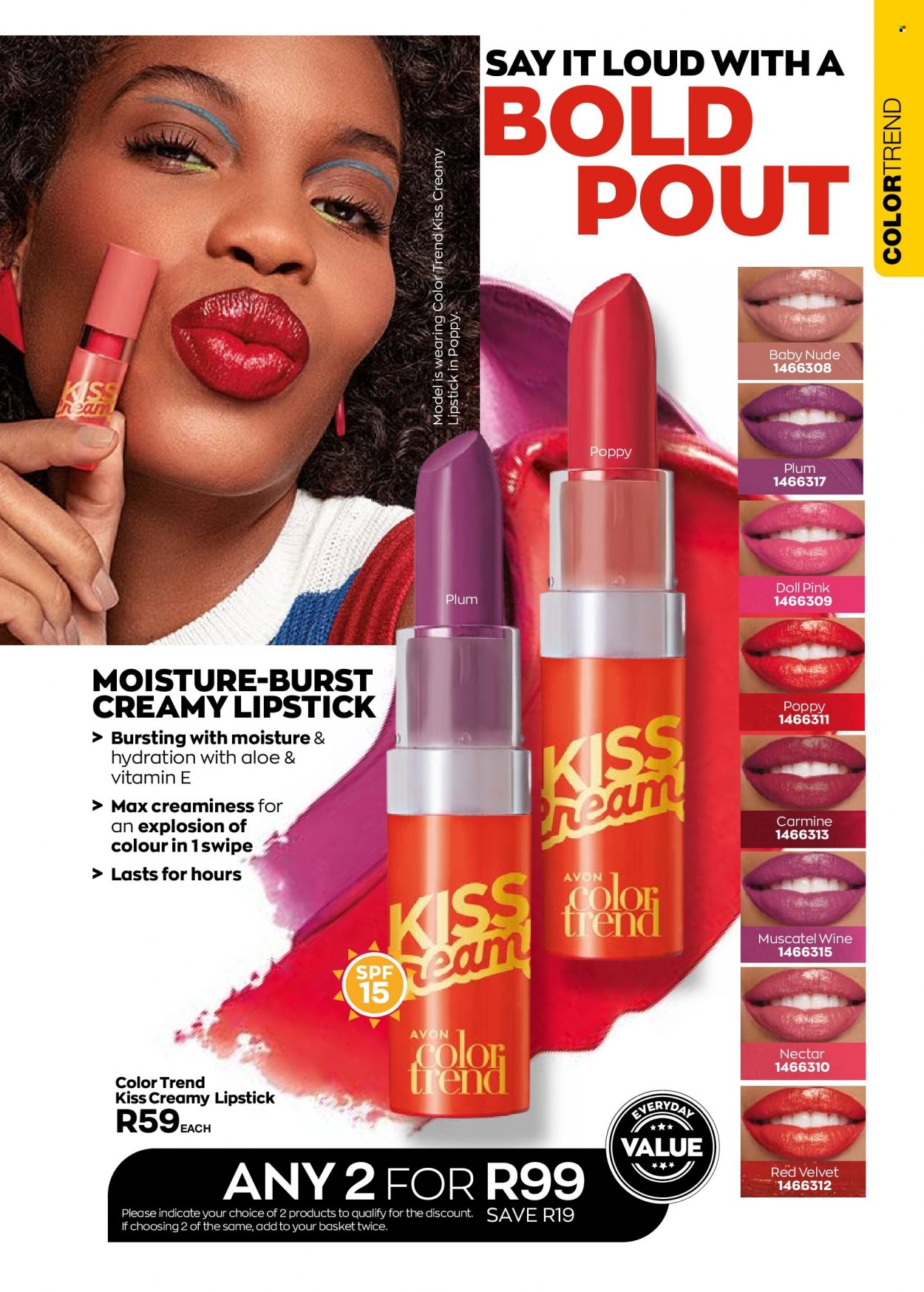 thumbnail - Avon catalogue  - 01/12/2022 - 31/12/2022 - Sales products - Avon, lipstick. Page 69.