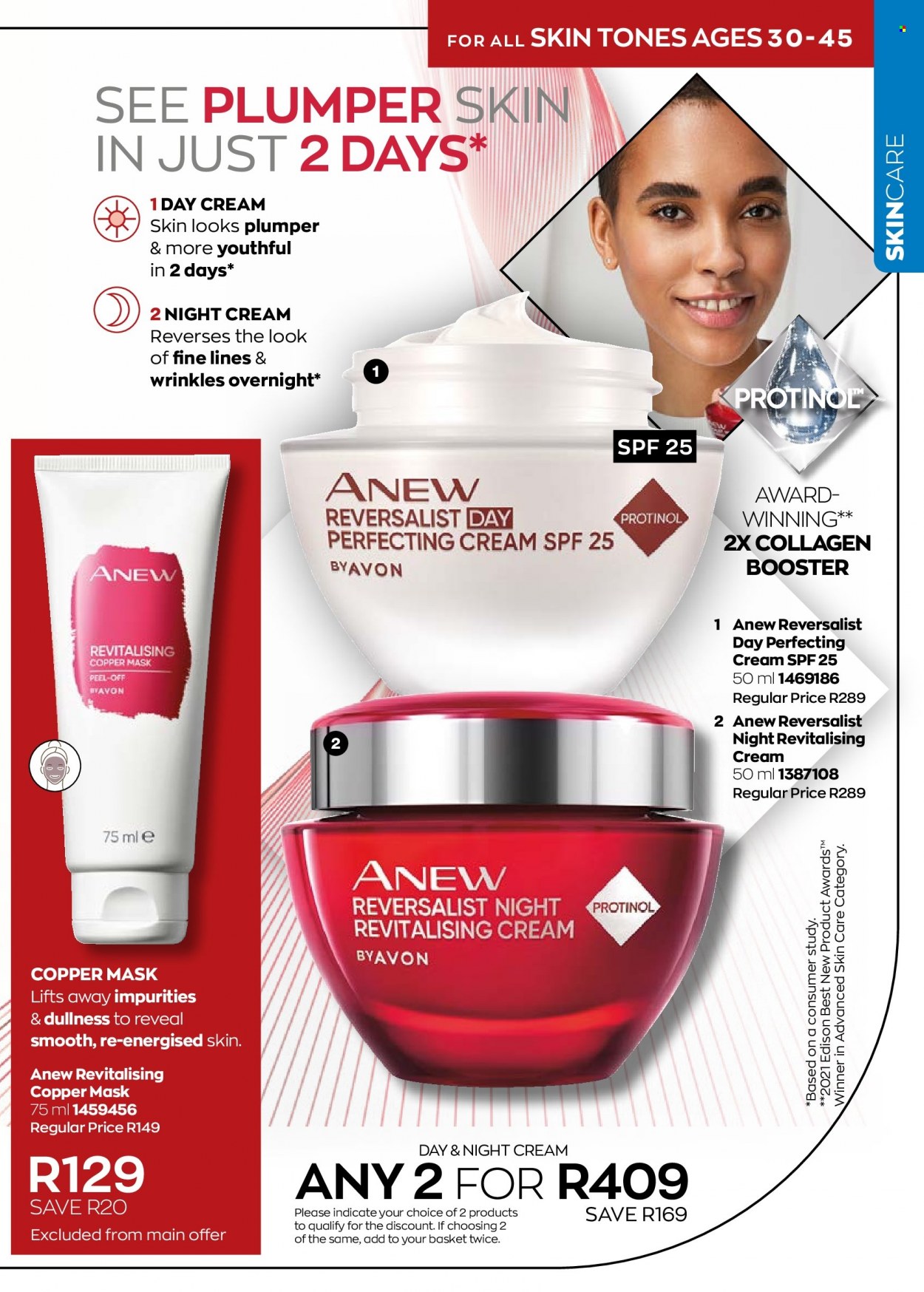 thumbnail - Avon catalogue  - 01/12/2022 - 31/12/2022 - Sales products - Anew, day cream, night cream. Page 101.