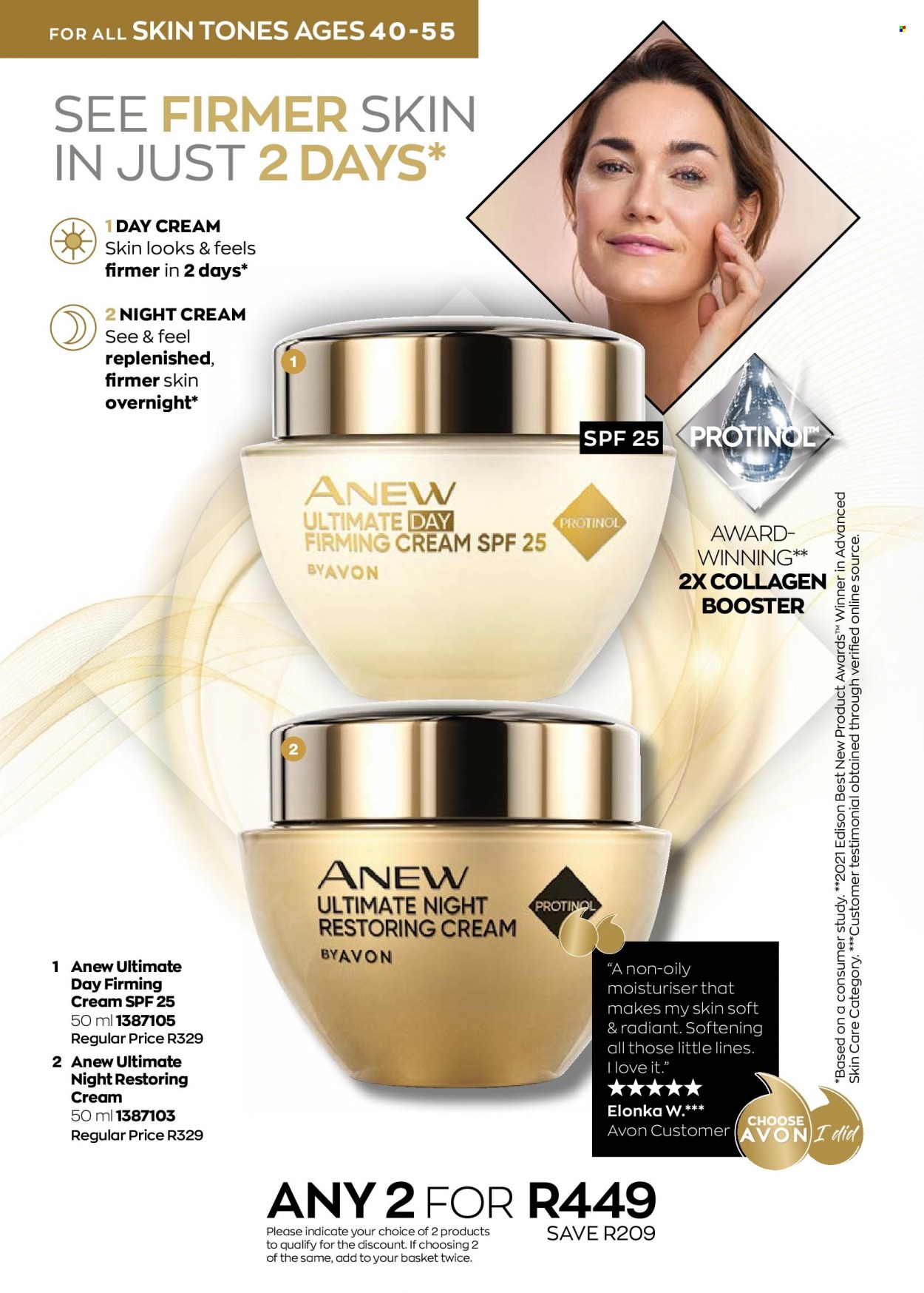 thumbnail - Avon catalogue  - 01/12/2022 - 31/12/2022 - Sales products - Avon, Anew, day cream, night cream. Page 102.