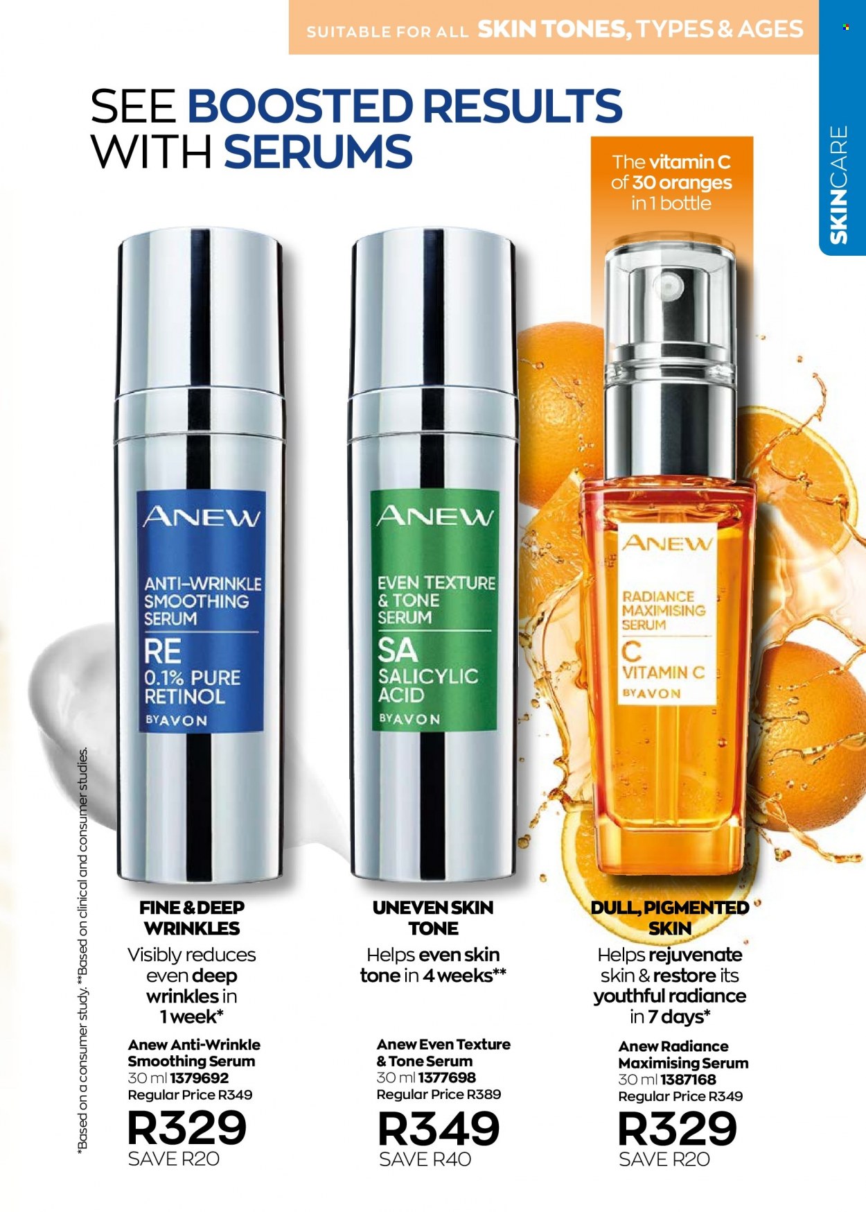 thumbnail - Avon catalogue  - 01/12/2022 - 31/12/2022 - Sales products - Anew, serum. Page 105.