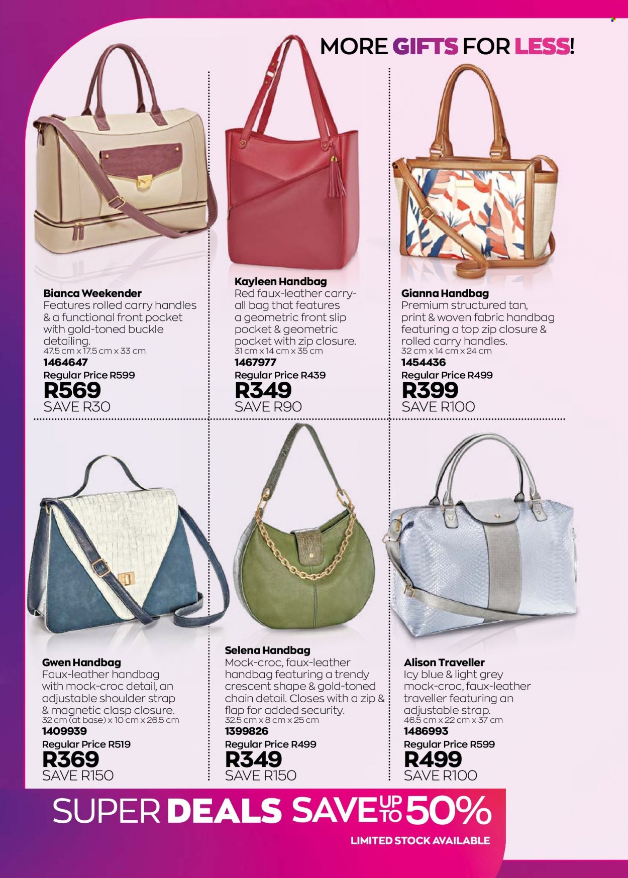 thumbnail - Avon catalogue  - 01/12/2022 - 31/12/2022 - Sales products - handbag. Page 148.