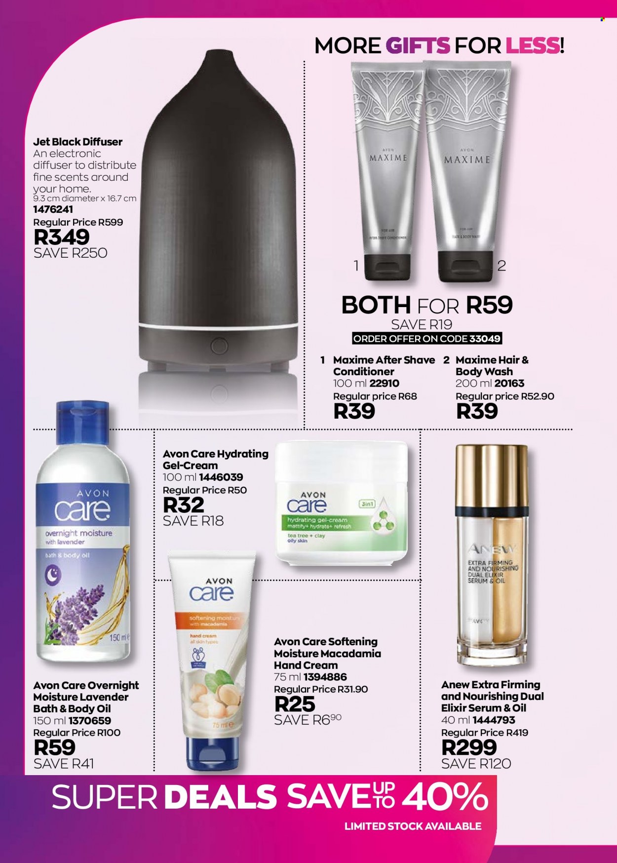 thumbnail - Avon catalogue  - 01/12/2022 - 31/12/2022 - Sales products - body wash, Avon, Anew, serum, conditioner, body oil, hand cream, after shave. Page 150.