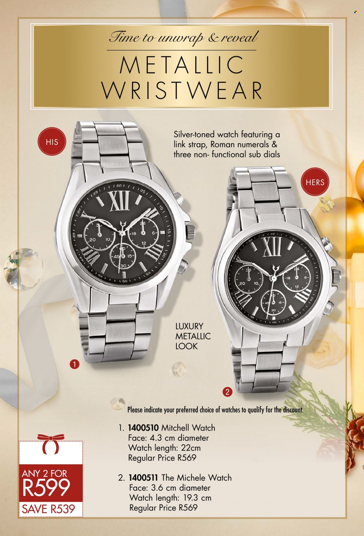 thumbnail - Justine catalogue  - 02/12/2022 - 31/12/2022 - Sales products - watch. Page 34.