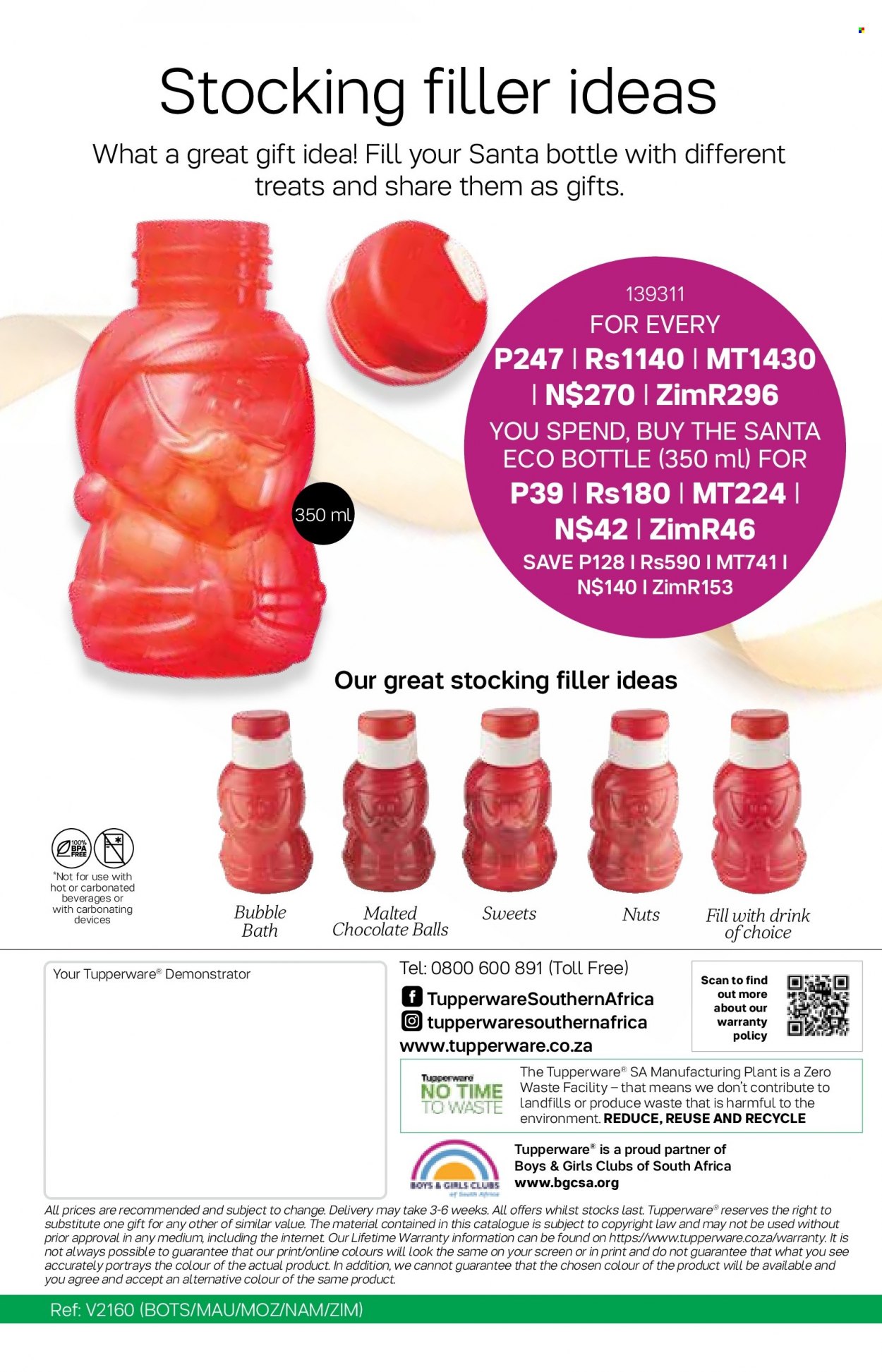 Tupperware catalogue  - 07/12/2022 - 03/01/2023 - Sales products - eco bottle. Page 24.