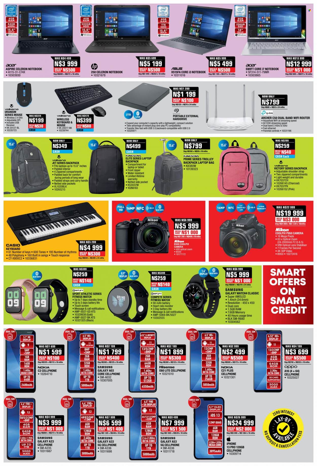 HomeCorp catalogue  - 08/12/2022 - 12/12/2022 - Sales products - Acer, Asus, Hewlett Packard, Samsung, Hisense, Volkano. Page 6.