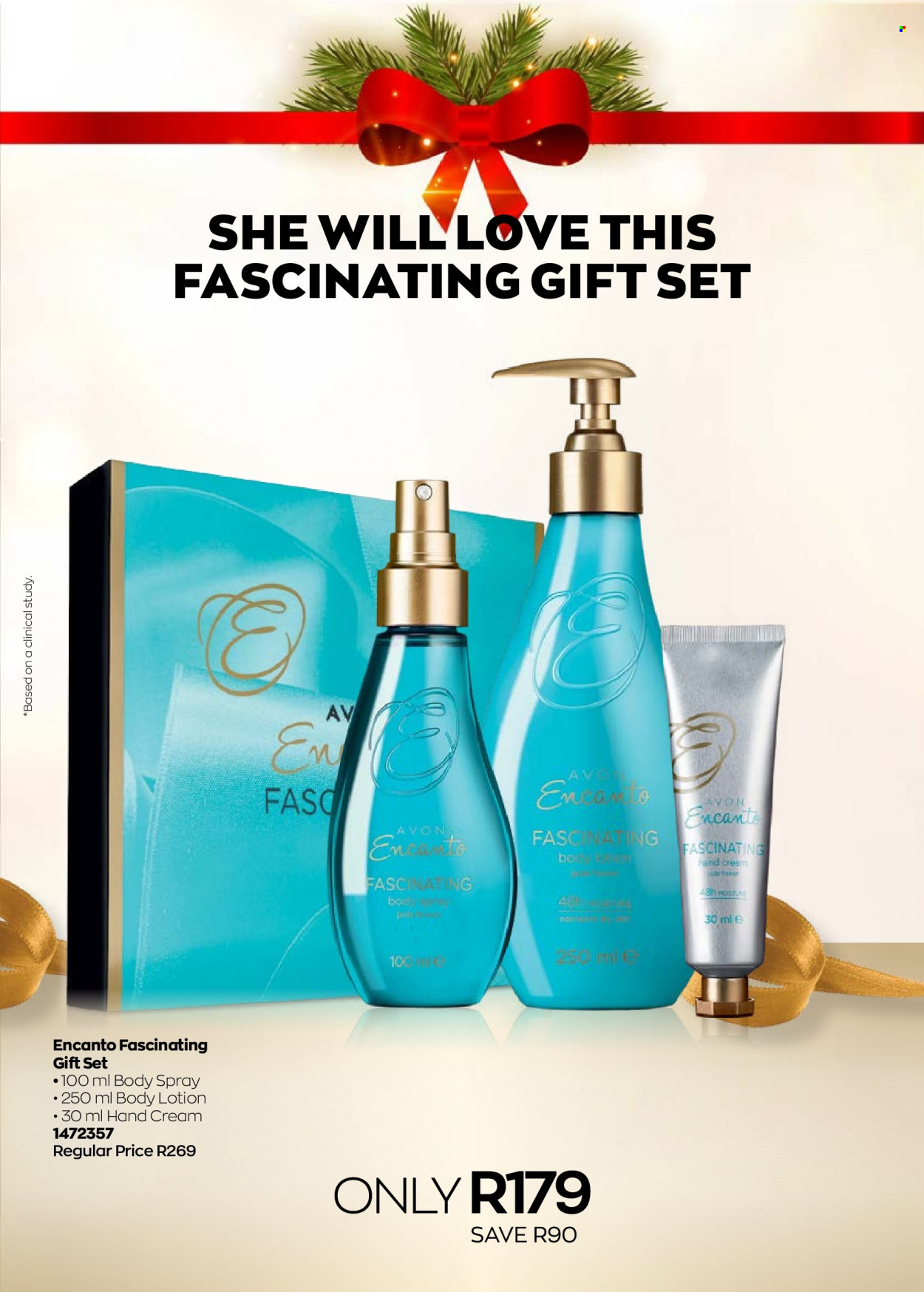 thumbnail - Avon catalogue  - 11/12/2022 - 31/12/2022 - Sales products - Avon, body lotion, body spray, hand cream, gift set. Page 48.