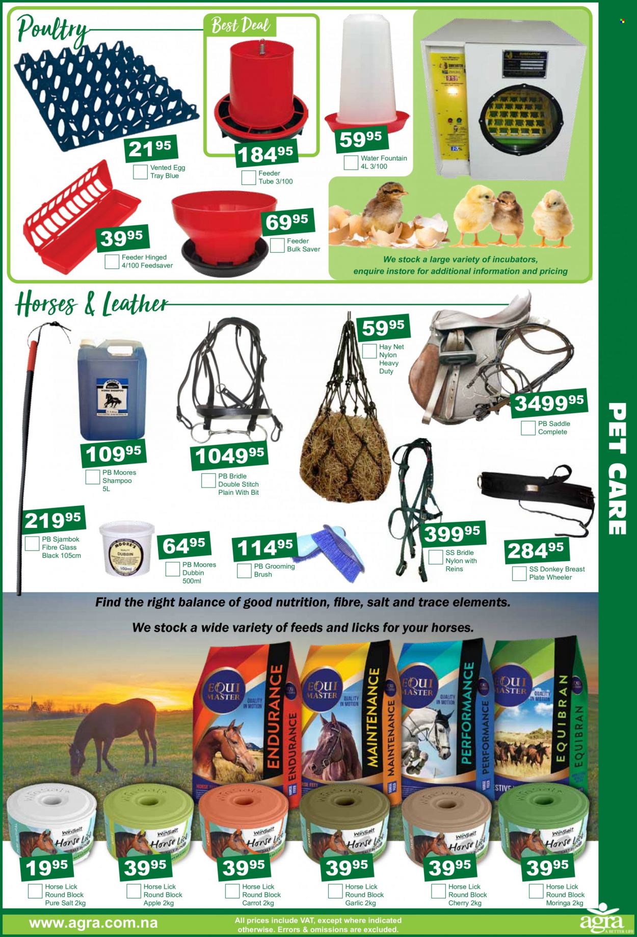 Agra catalogue  - 15/12/2022 - 17/01/2023 - Sales products - feeder, bridle, tray, moringa. Page 5.