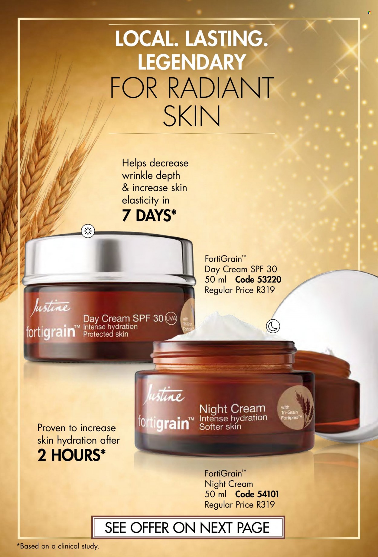 thumbnail - Justine catalogue  - 01/01/2023 - 31/01/2023 - Sales products - day cream, night cream. Page 16.