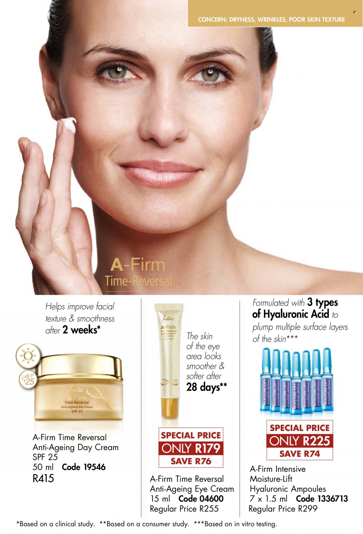 thumbnail - Justine catalogue  - 01/01/2023 - 31/01/2023 - Sales products - day cream, eye cream. Page 22.