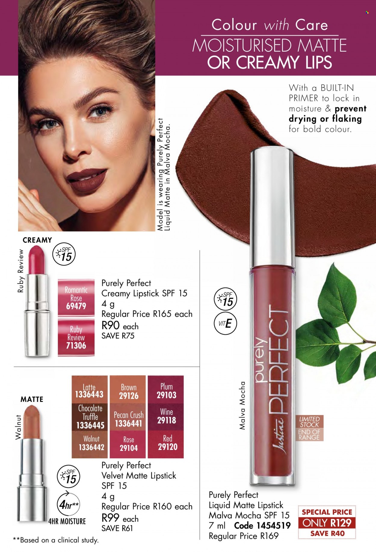 thumbnail - Justine catalogue  - 01/01/2023 - 31/01/2023 - Sales products - lipstick. Page 75.