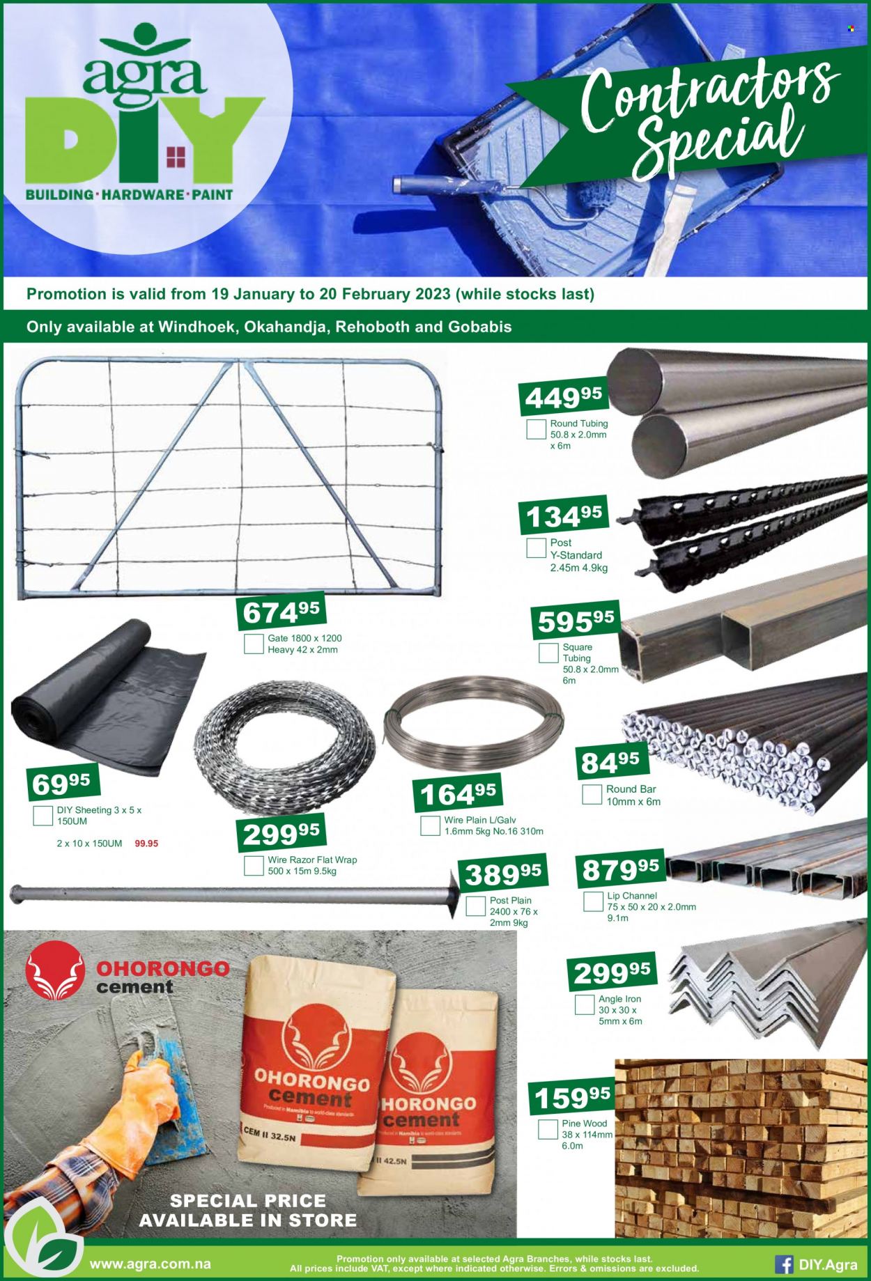Agra catalogue  - 19/01/2023 - 20/02/2023 - Sales products - sheeting, paint. Page 2.