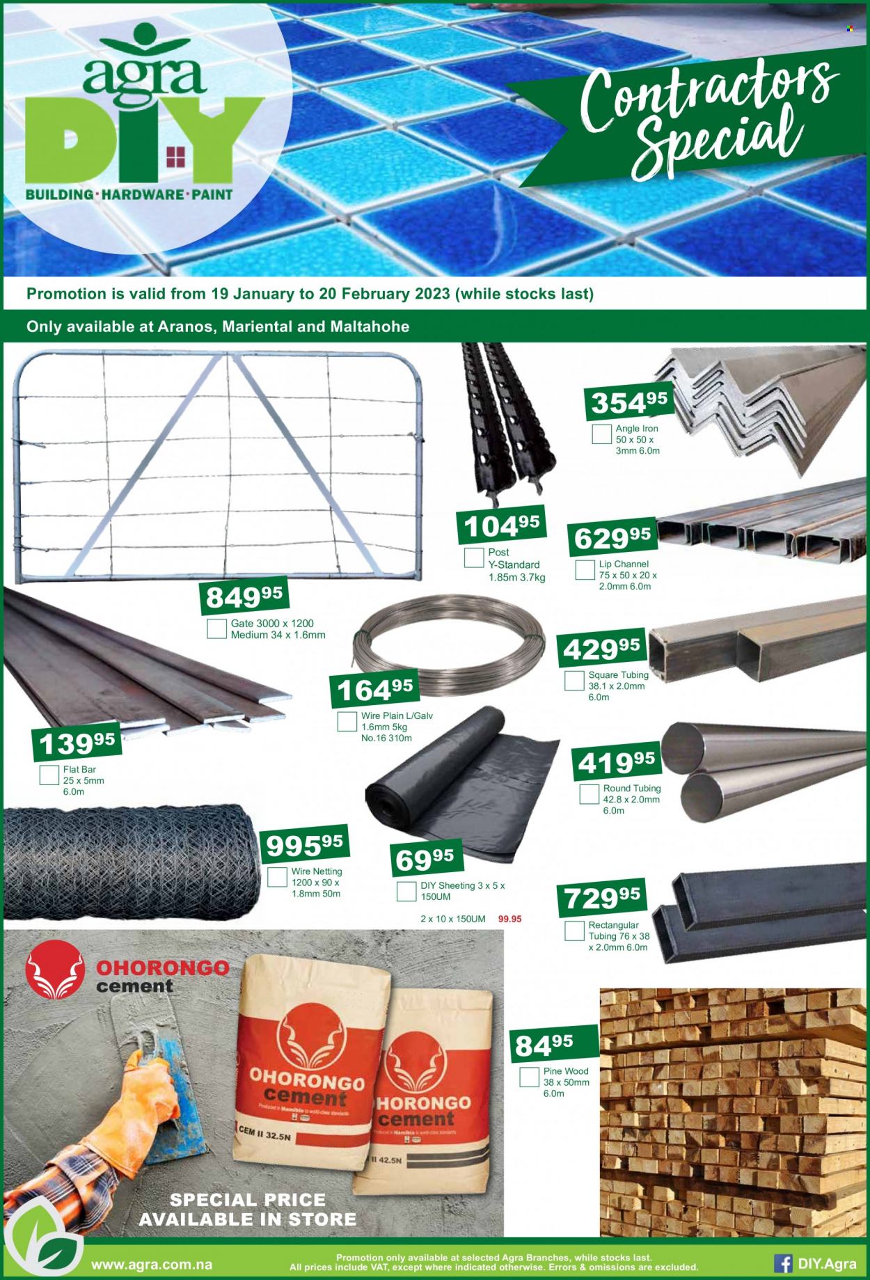 Agra catalogue  - 19/01/2023 - 20/02/2023 - Sales products - sheeting, paint. Page 4.