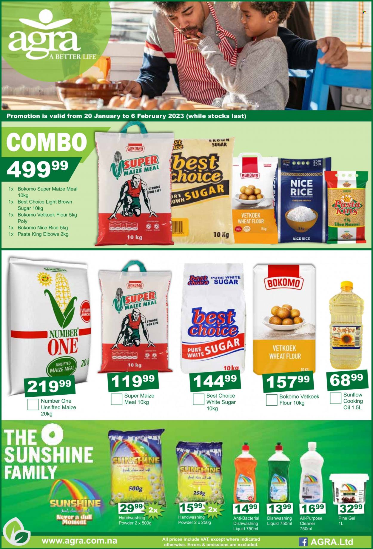 Agra catalogue  - 20/01/2023 - 06/02/2023 - Sales products - oil, cleaner. Page 1.